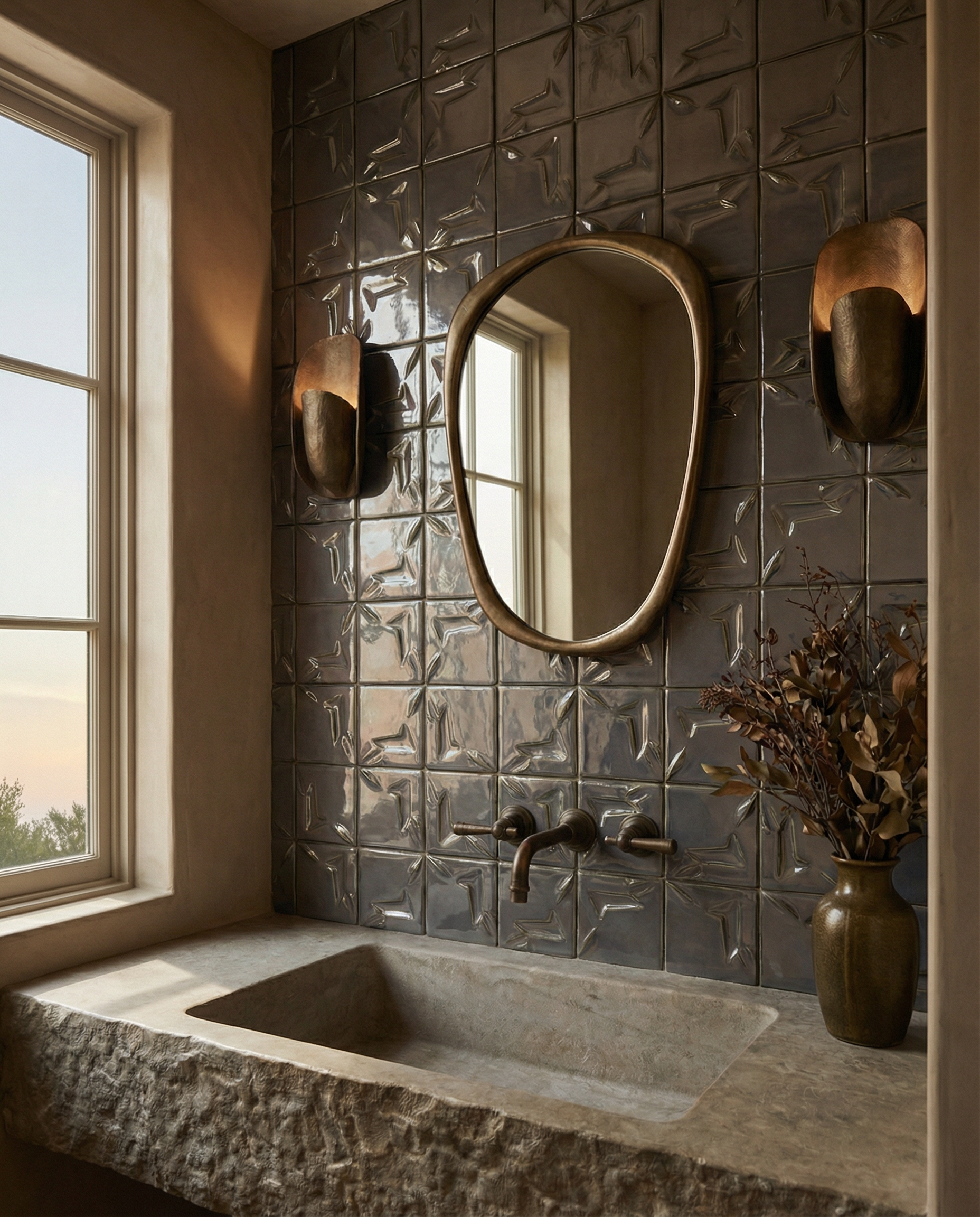 design: CRYSTALLIZE | glaze: ANTIQUE MIRROR