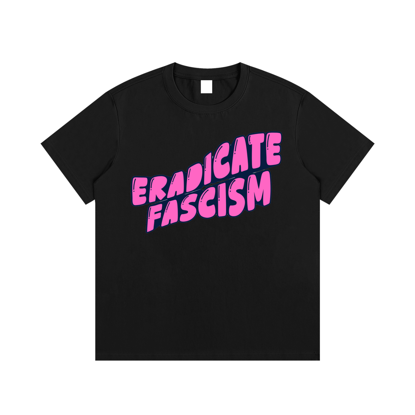 'Eradicate' essential t-shirt (pink)