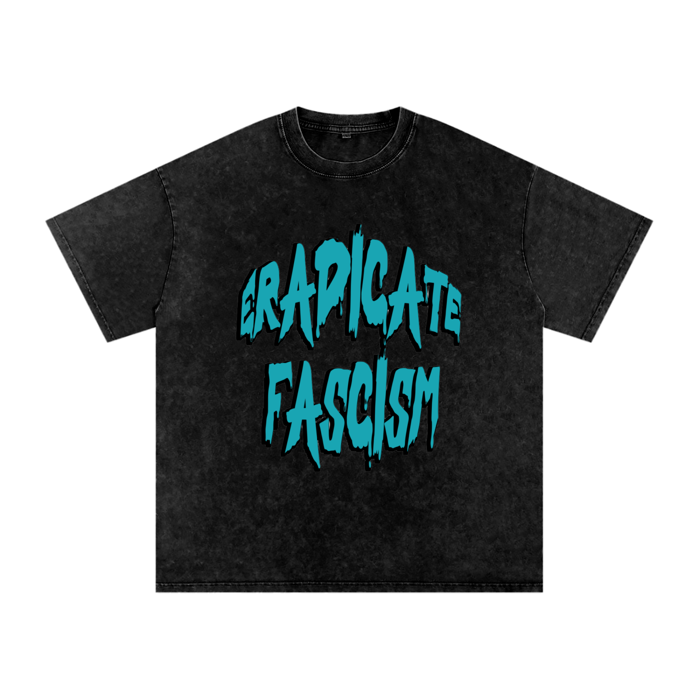 'Eradicate' t-shirt (turquoise)