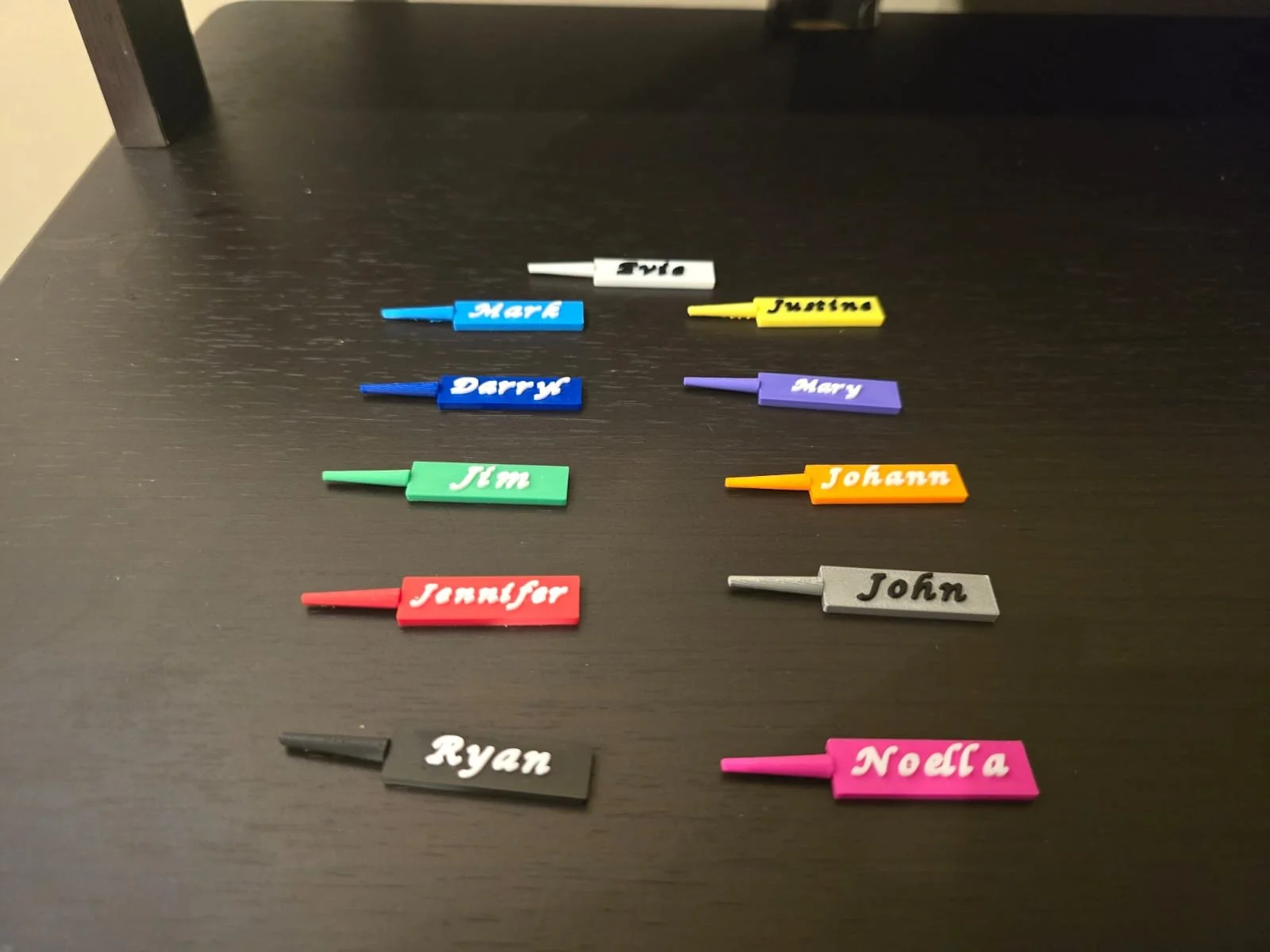 Custom 3D Printed Cribbage Pegs – Personalized Set of 2