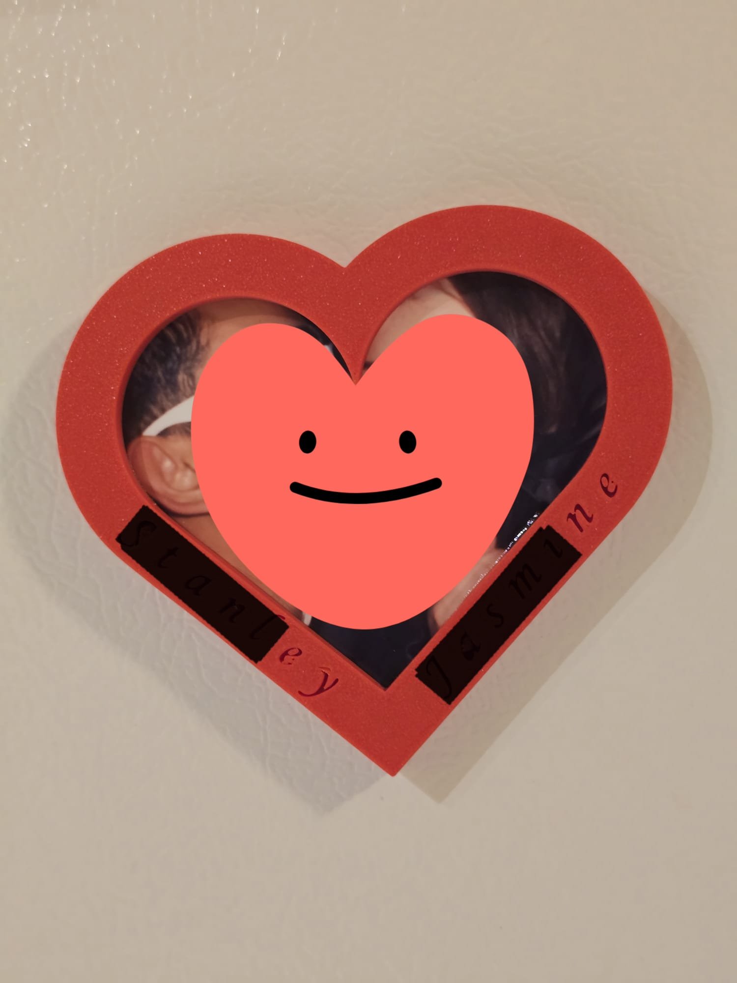 Custom Heart Fridge Magnet – Personalized Photo Magnet