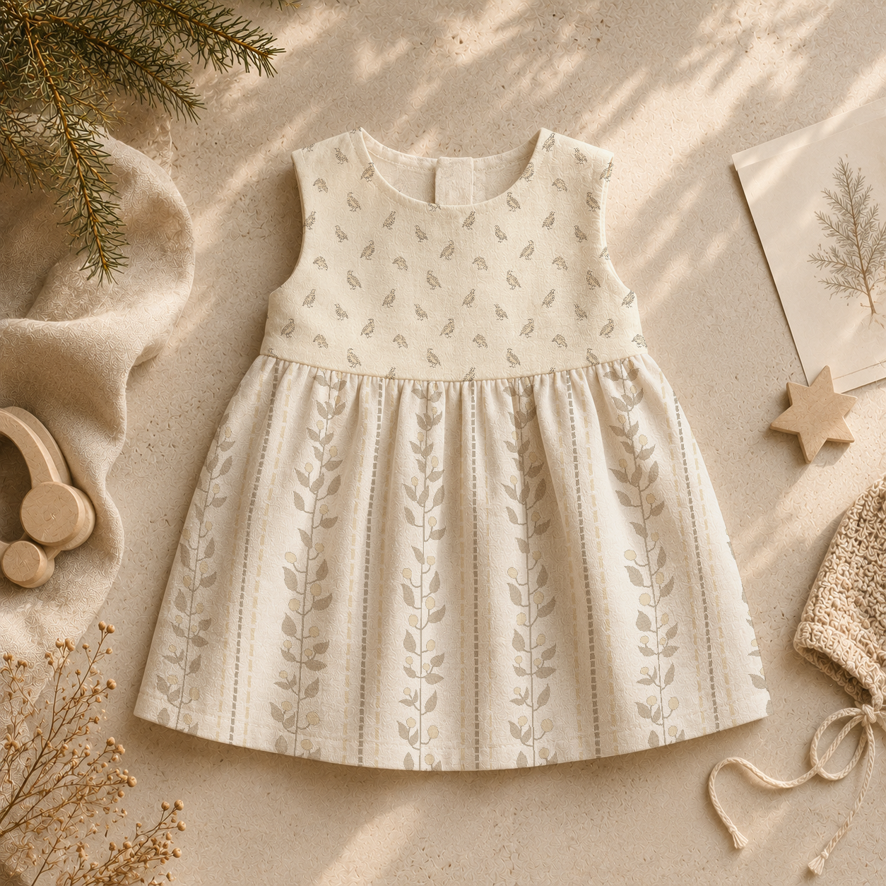 floral stripes_warm taupe_LittleByLittle.png