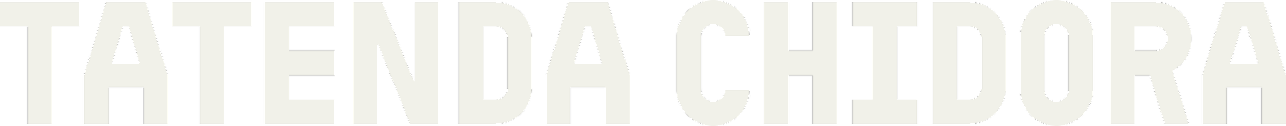 Large text in Spanish saying "TATENDA CHIDORA" in white on a black background.