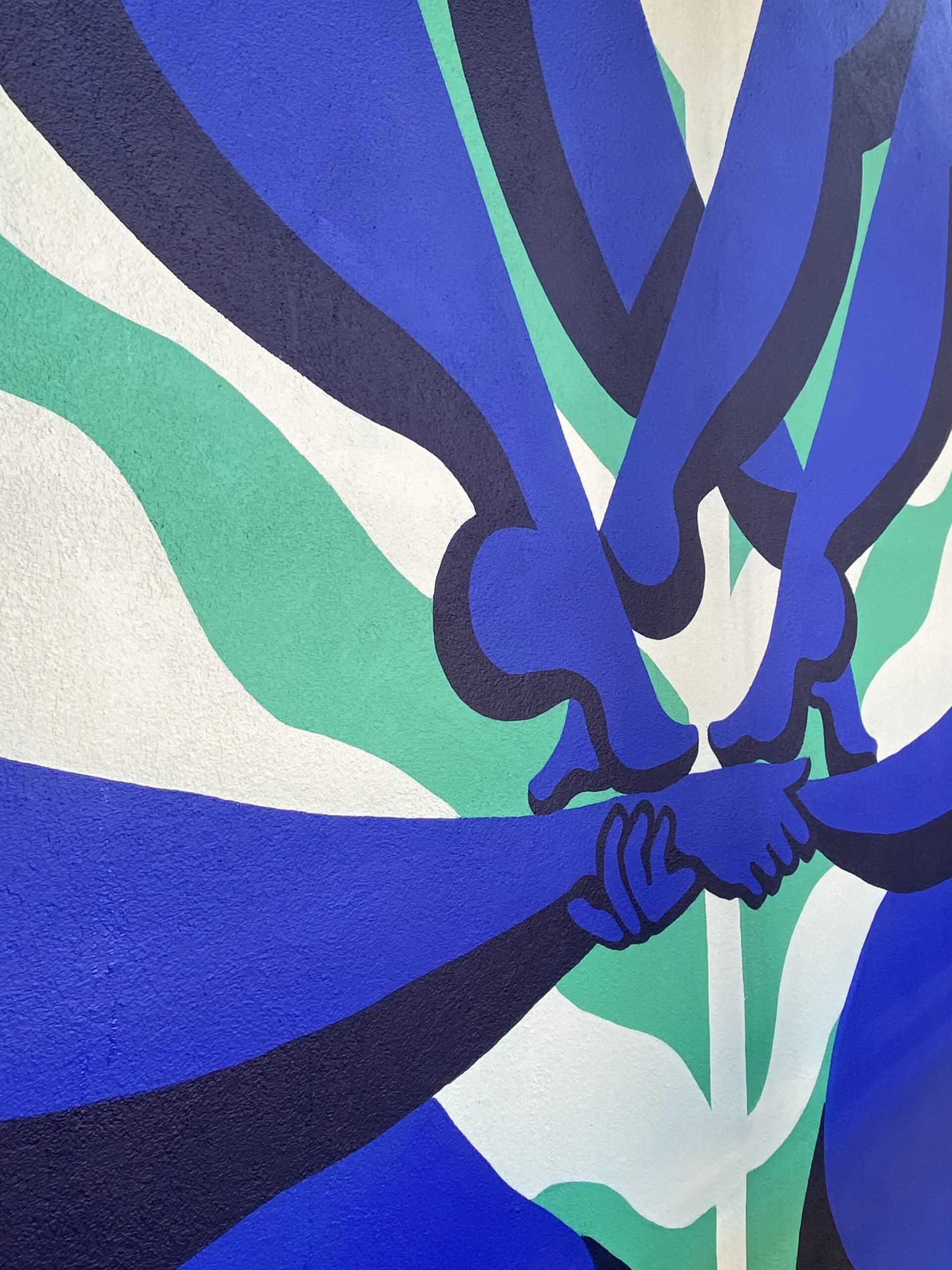 Zoe Power mural artwork detail