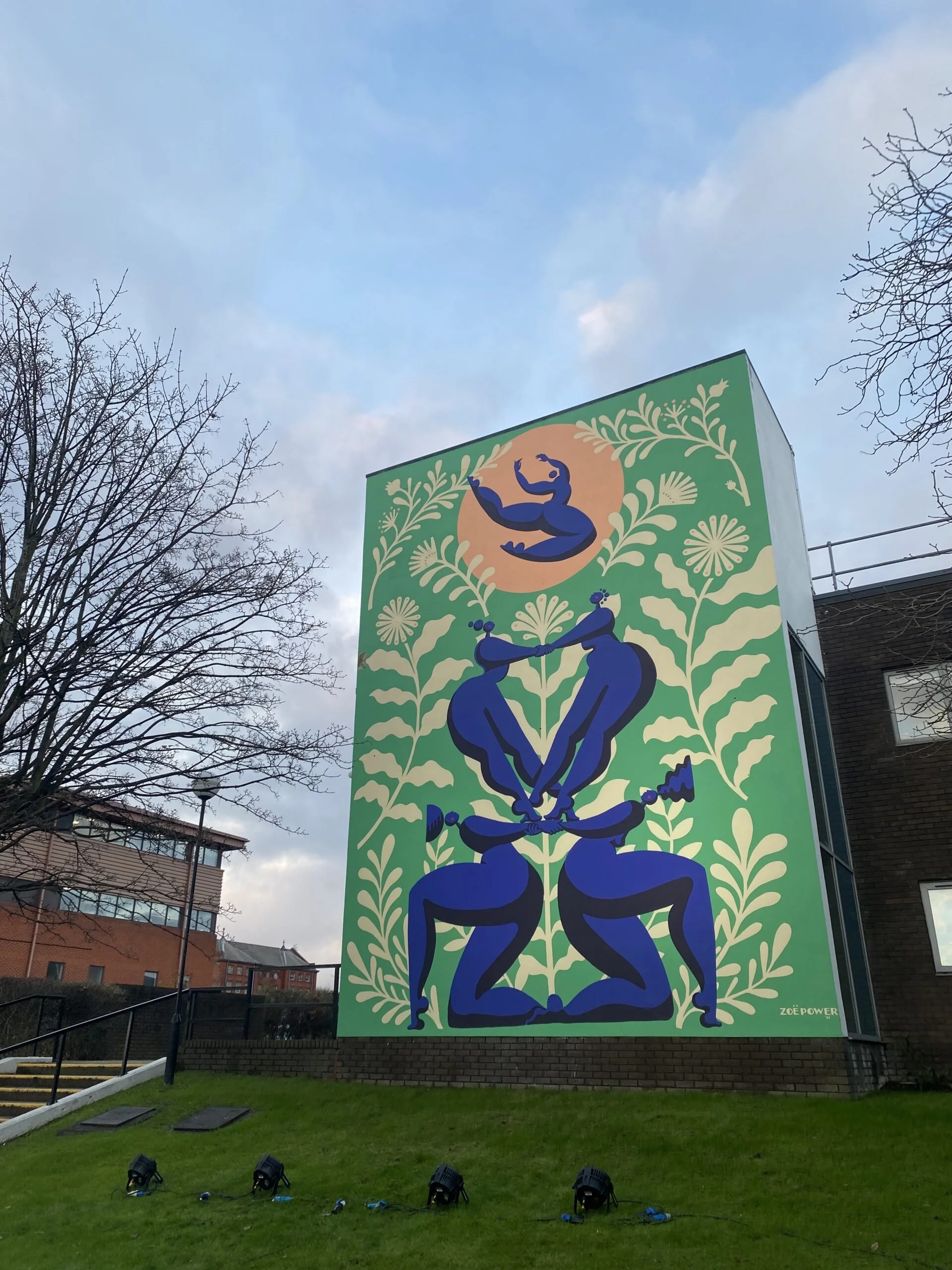 Zoe Power mural artwork