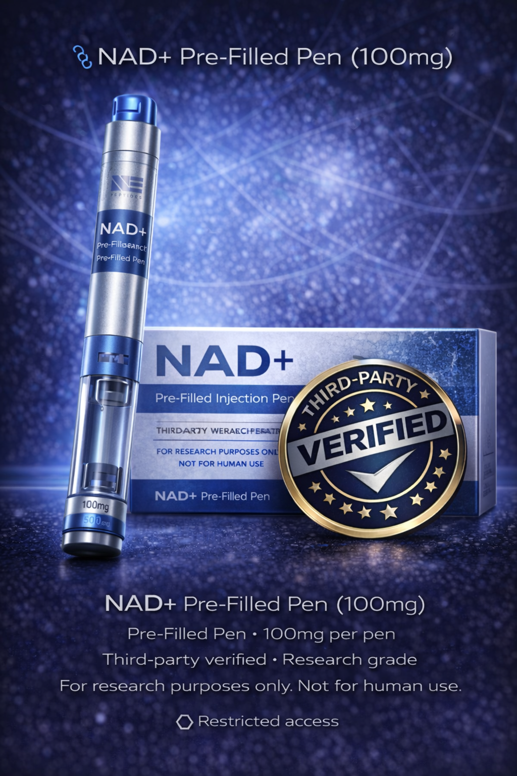NAD+ 500MG Pre-Filled Pen