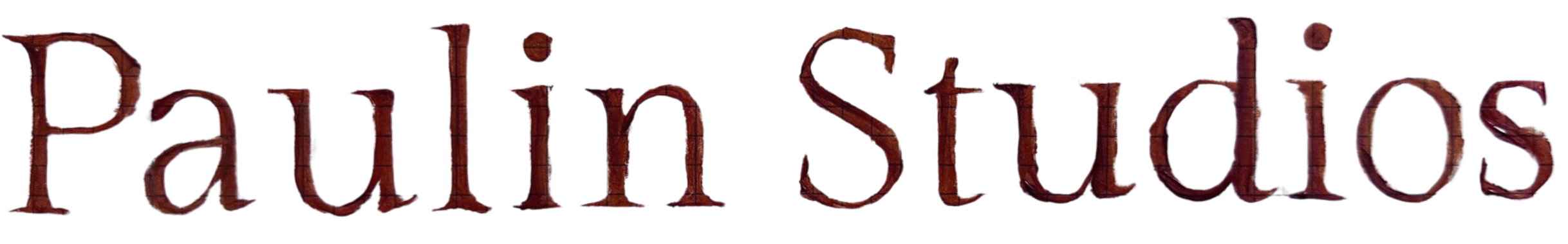 Text reading 'Paulin Studios' in a stylized, textured font.