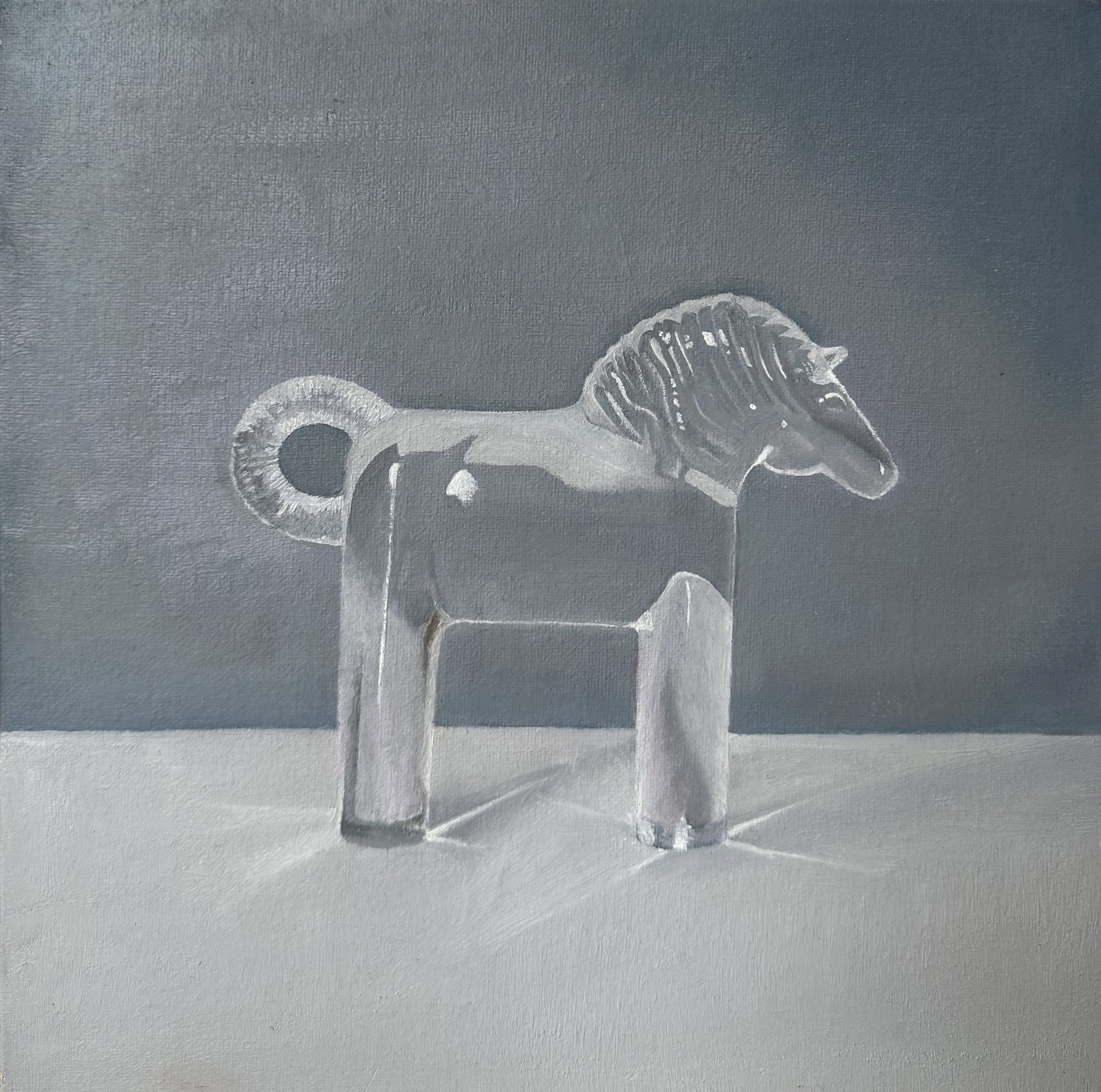 Glass Horse Figurine Print