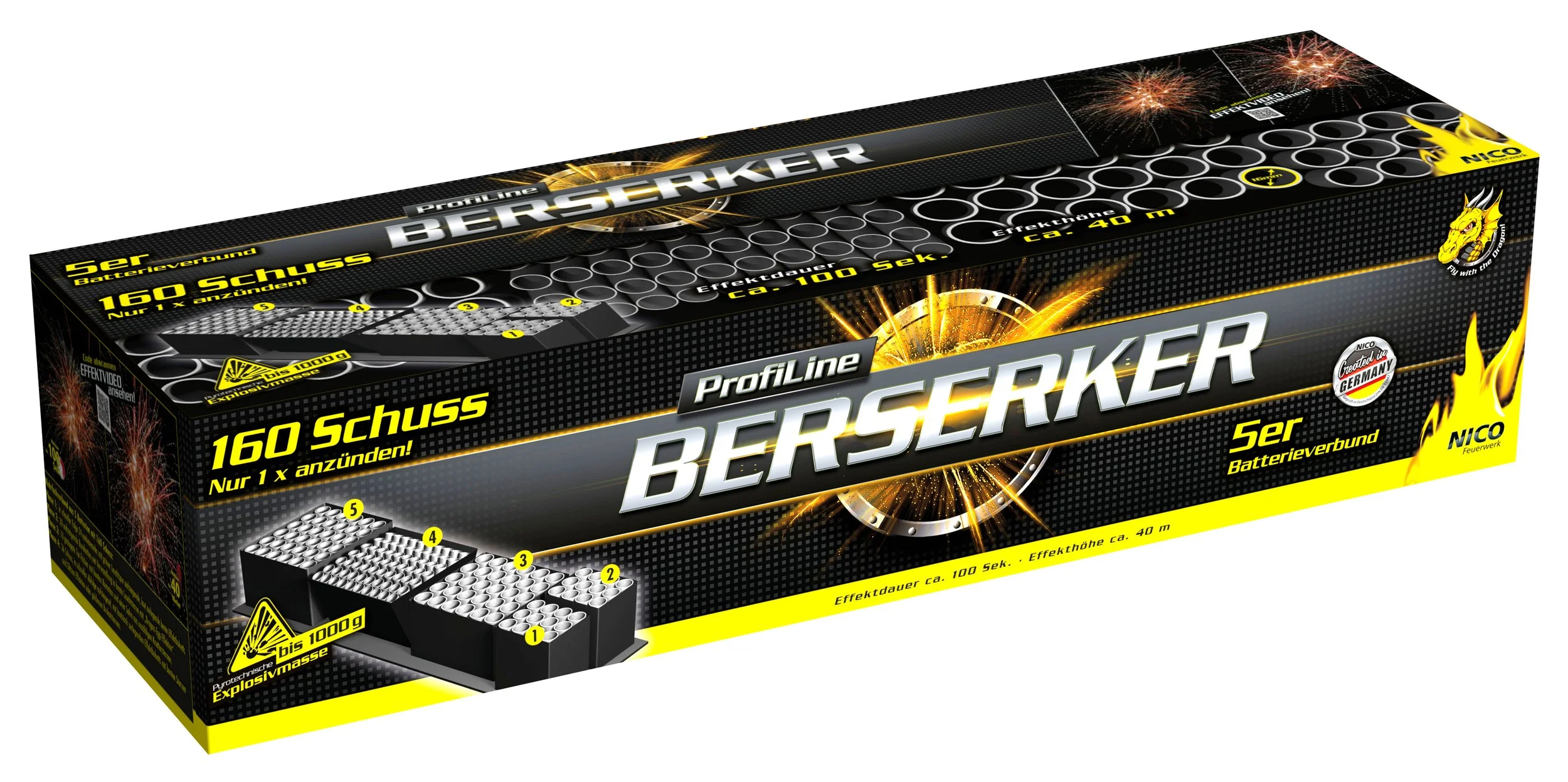 Packaging Design für den NICO Batterieverbund Berserker