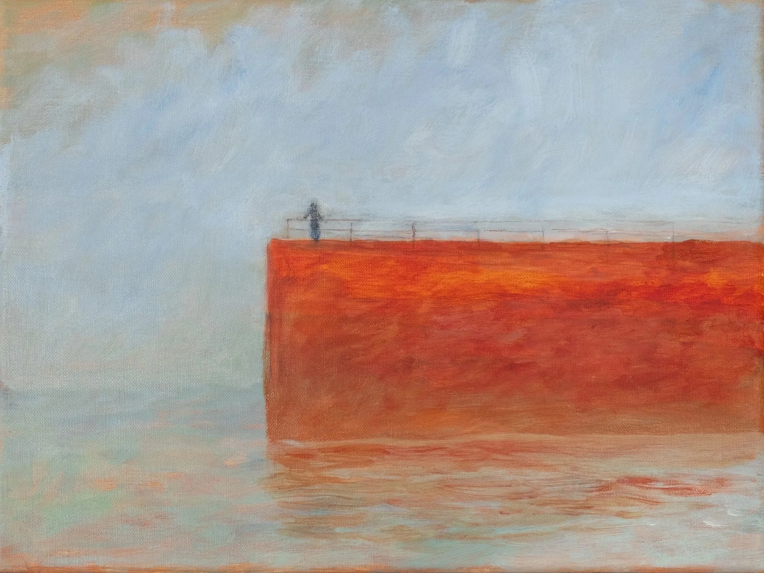 DOCK °2025 Acryl on canvas 30 x 40cm