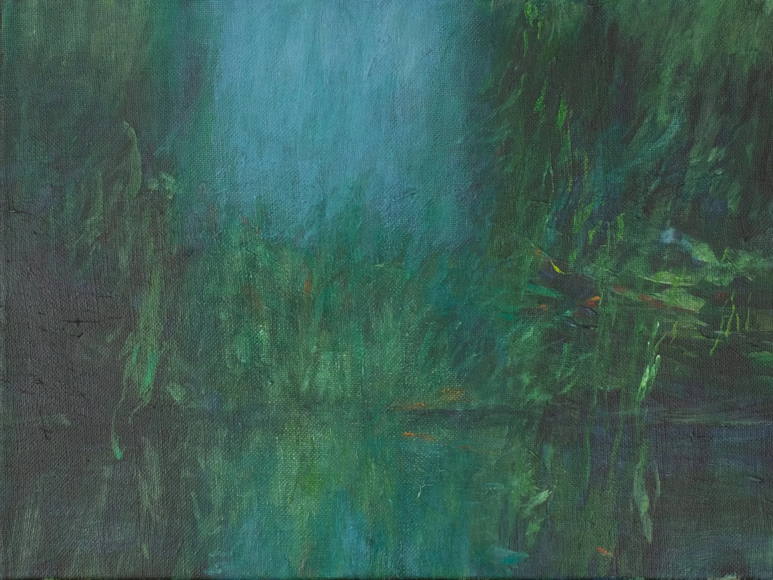 POND °2021 Acryl on canvas 30 x 40cm