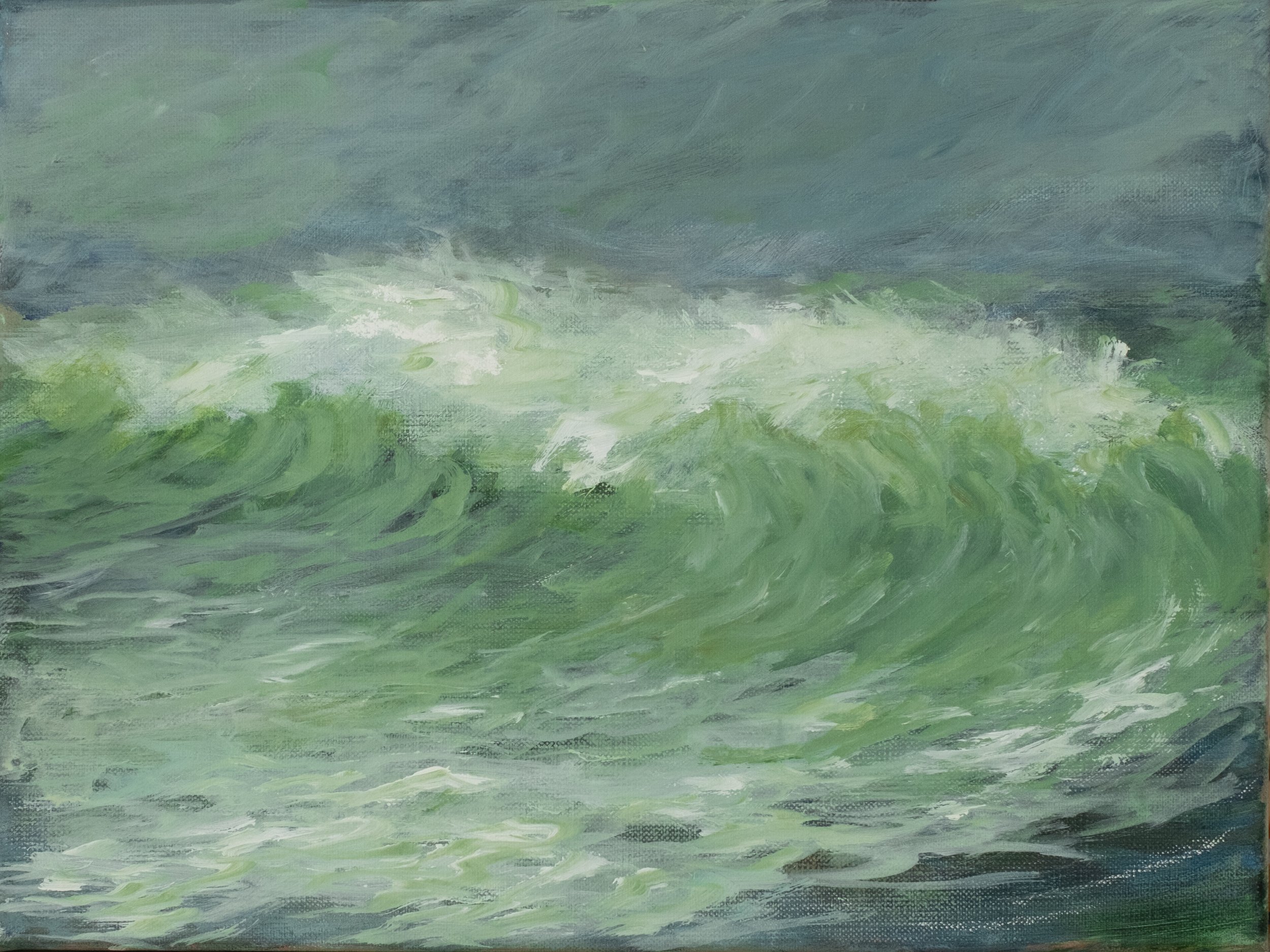 WAVE °2025 Acryl on canvas 30 x 40cm