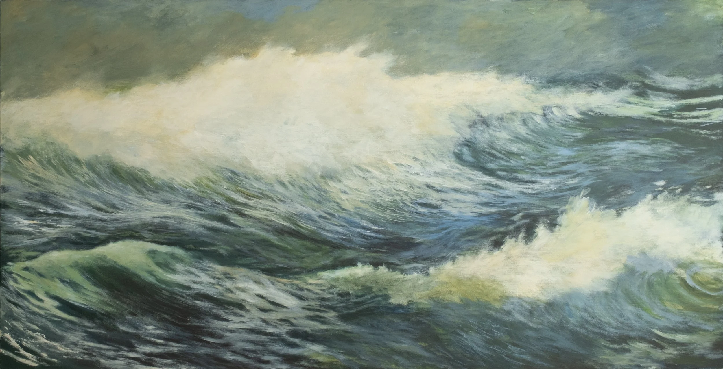 STORM (part 2/2) °2011Acryl on canvas 100 x 195cm 2011 