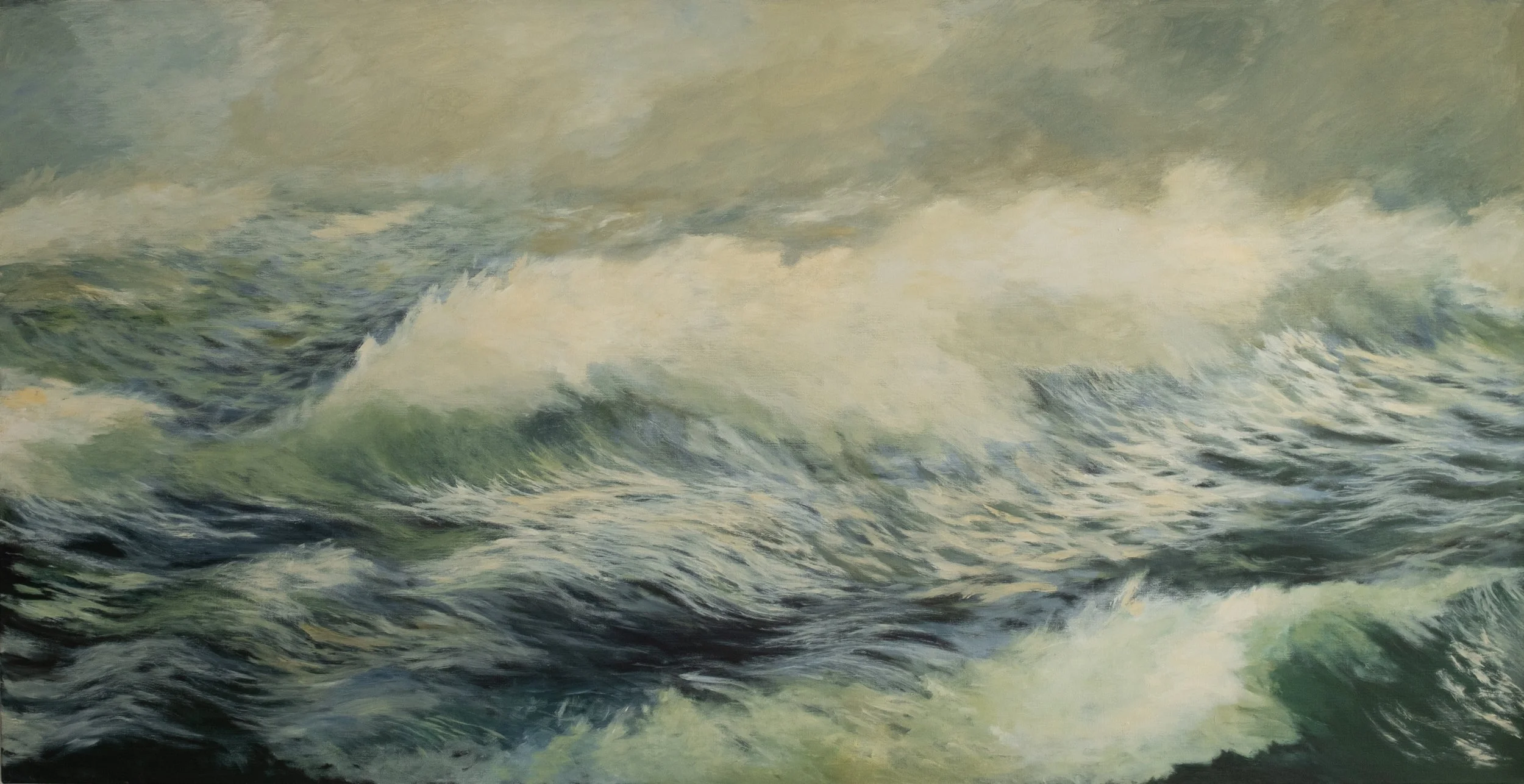 STORM (part 1/2) °2011Acryl on canvas 100 x 195cm 2011 