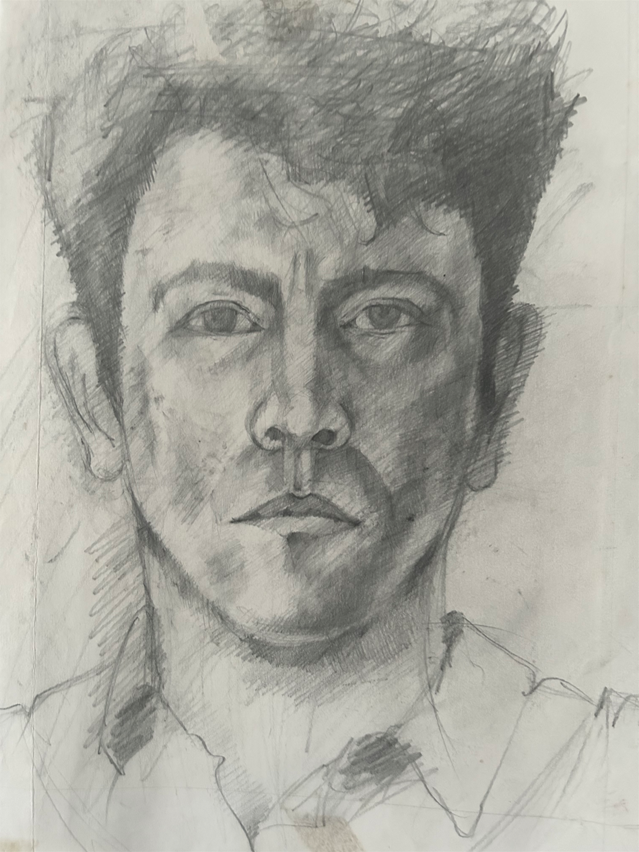 Self Portrait in Graphite