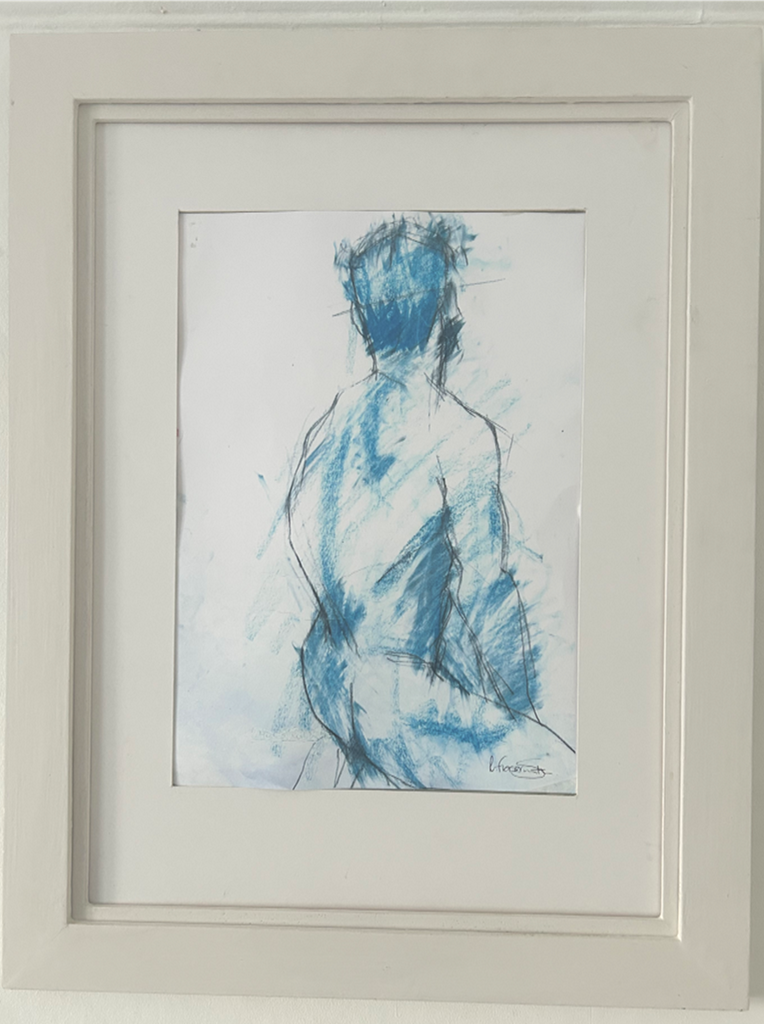 Dancer in Blue Chalk - Edinburgh