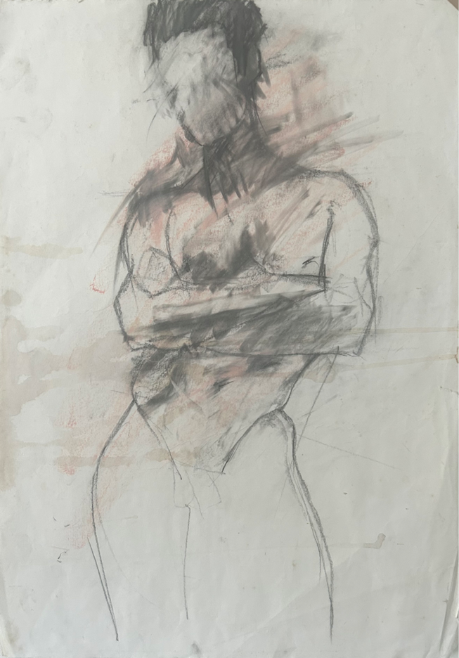 Dancer in Charcoal and Chalk  Edinburgh