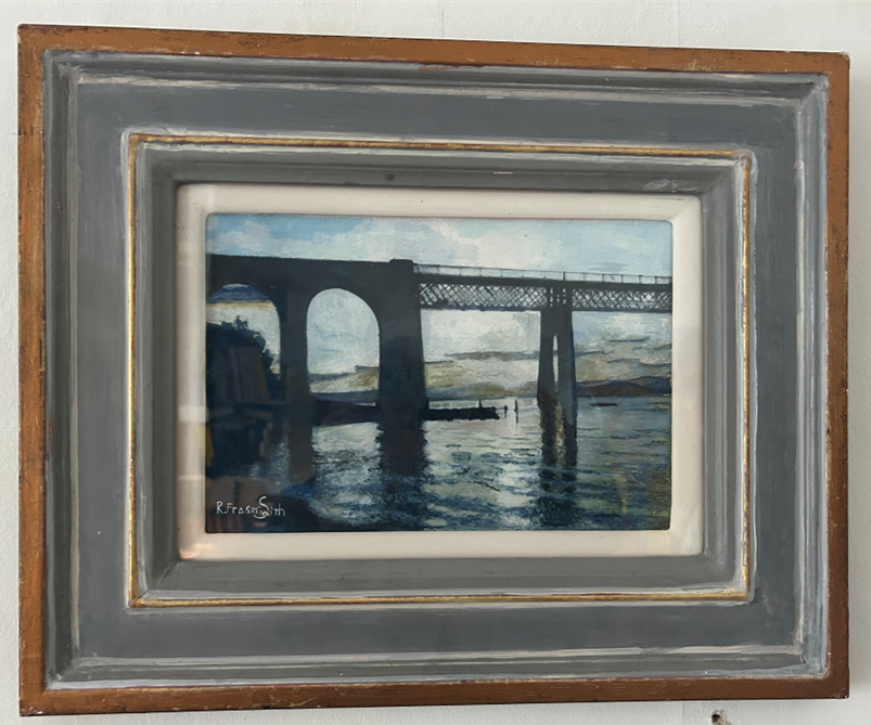 Low Sun Over the Tay Rail Bridge from Wormit