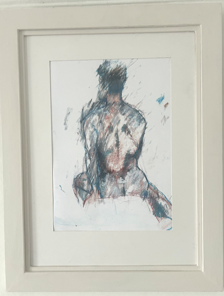 Dancer in Oil Pastel - Edinburgh