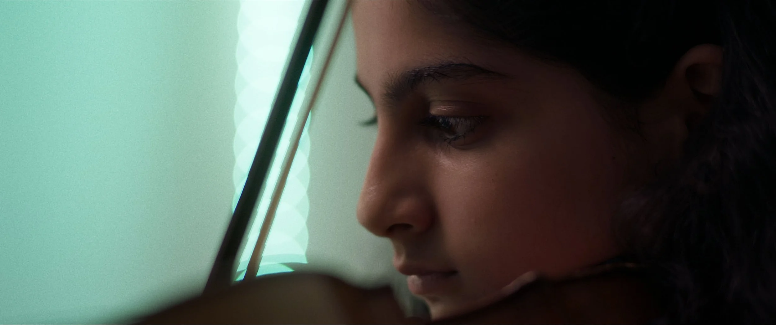 Zara plays her violin