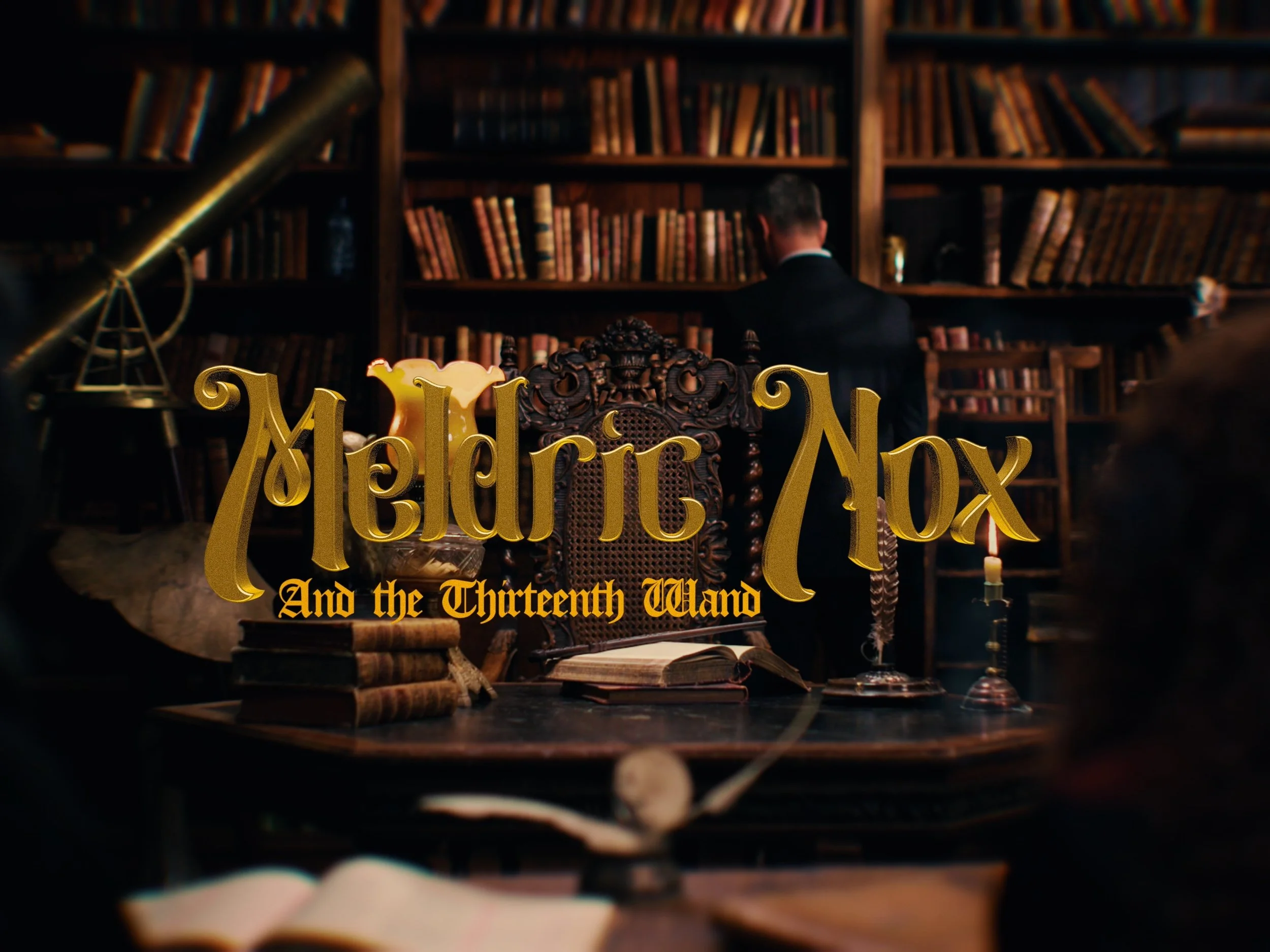 Two students at a wizarding school listen to the teacher