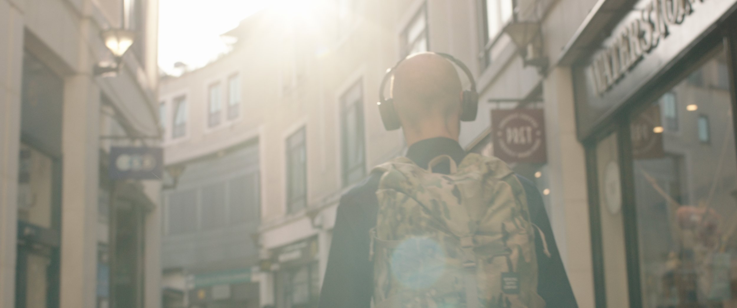 A Pret worker walks to work