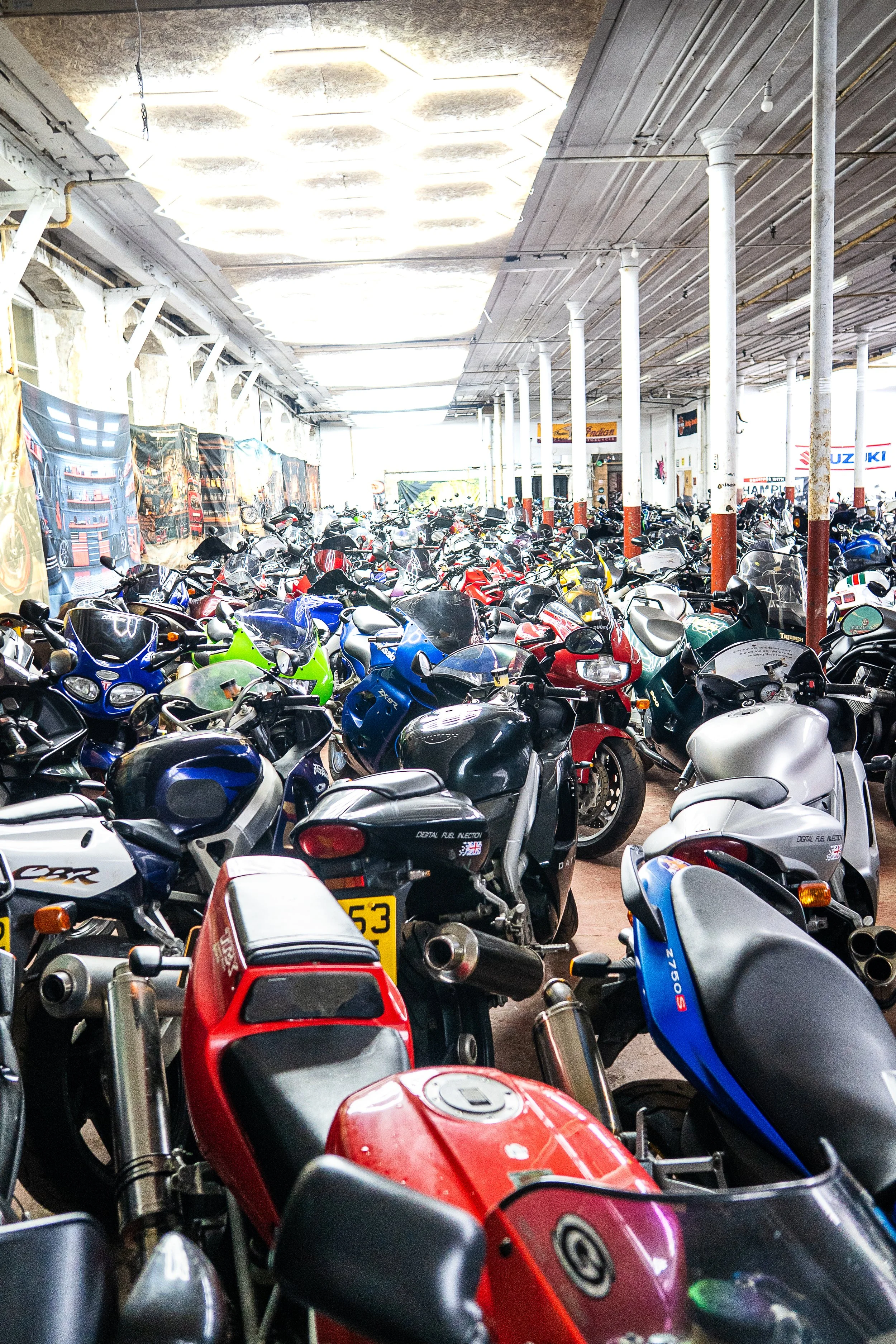 barnstomers in dundee scotland have the largest motorcycle collection in the world