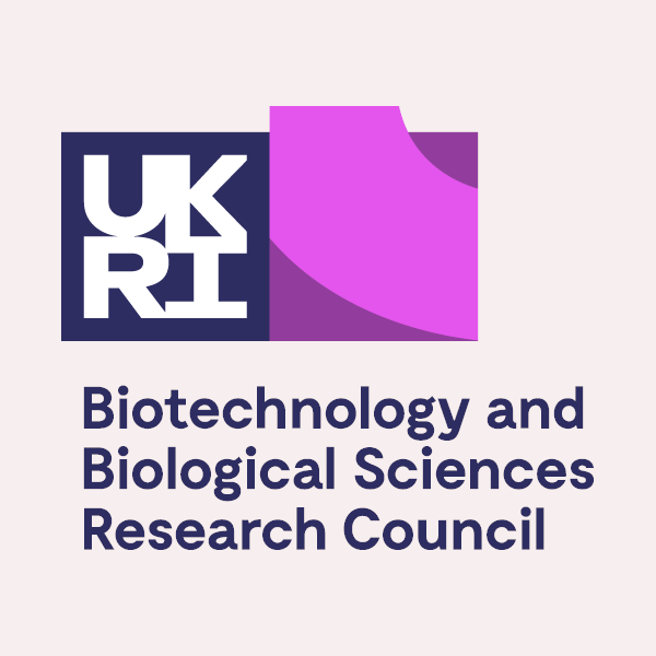Logo of the UK Research and Innovation Biotechnology and Biological Sciences Research Council.