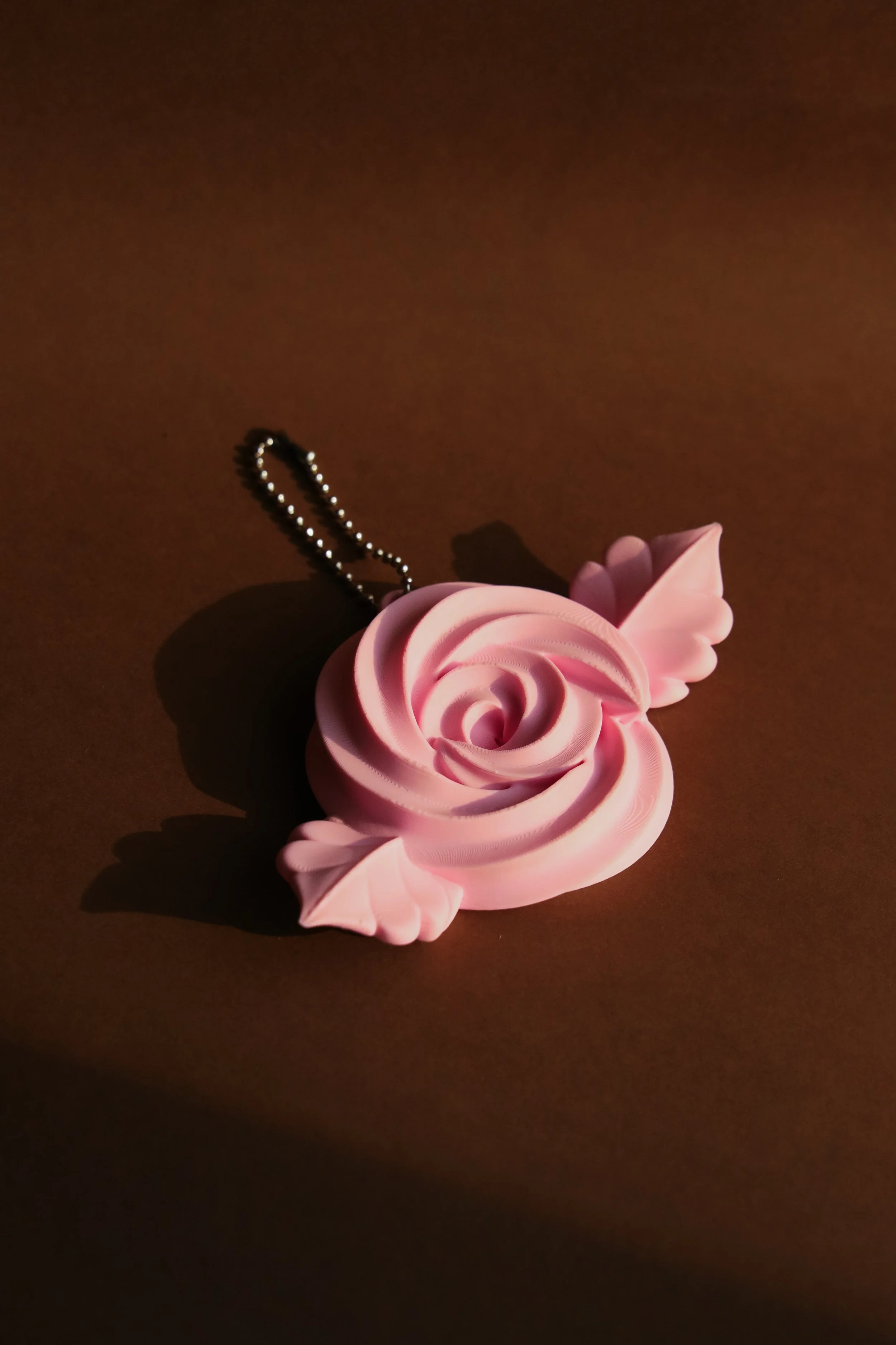 Whipped Cream Rosette Mirror Charm