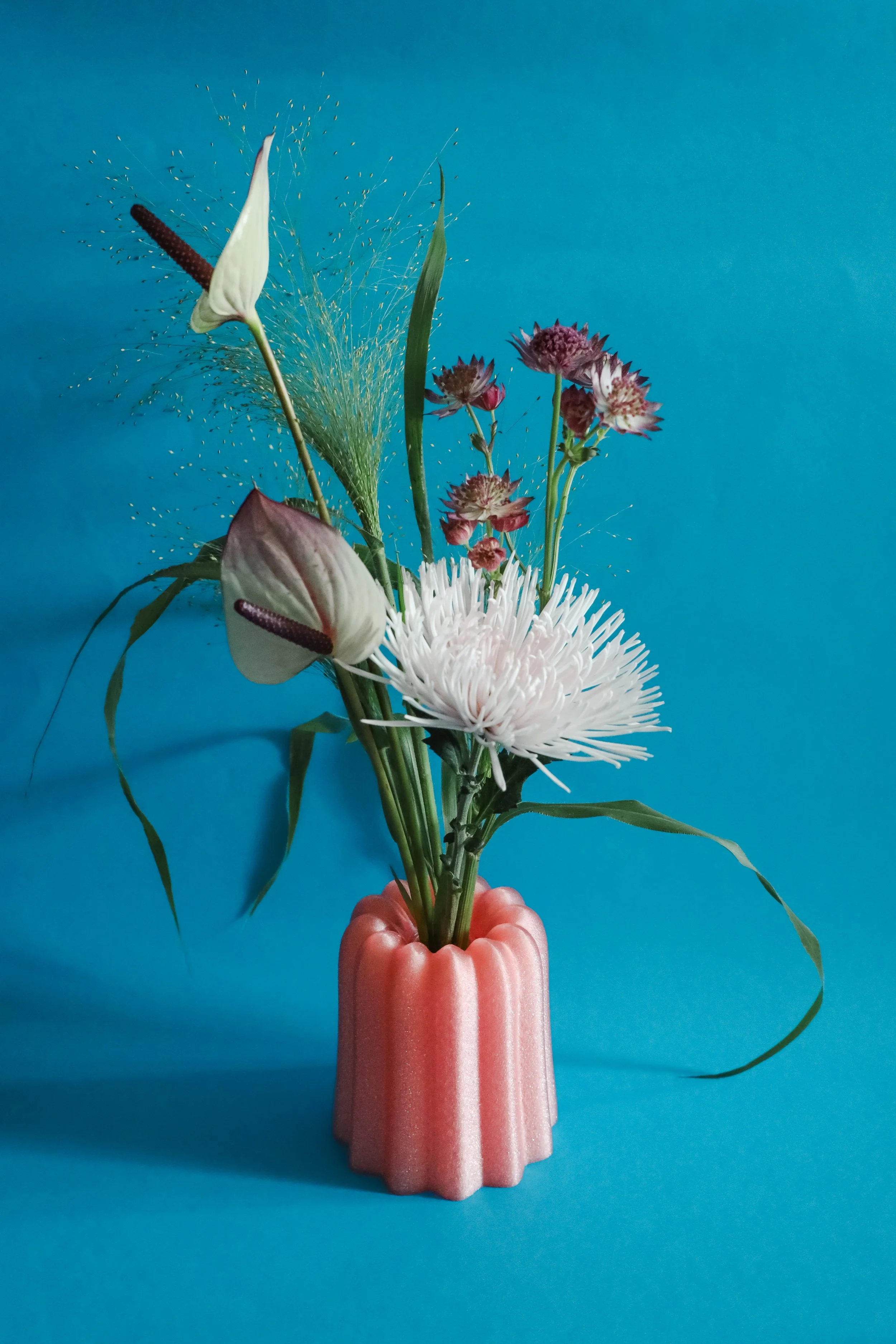 Sparkling Canelé Vase (with Glass Tube)