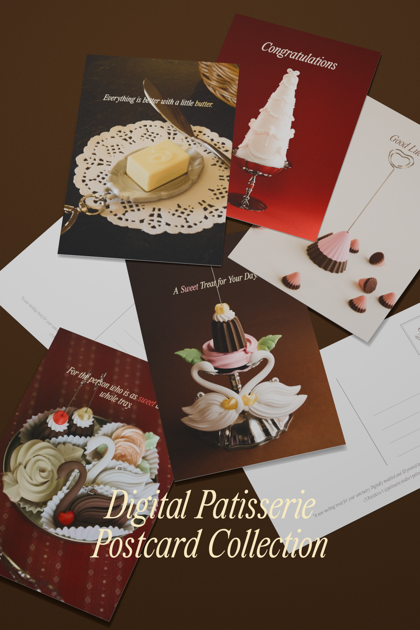 Digital Patisserie Postcard Collection