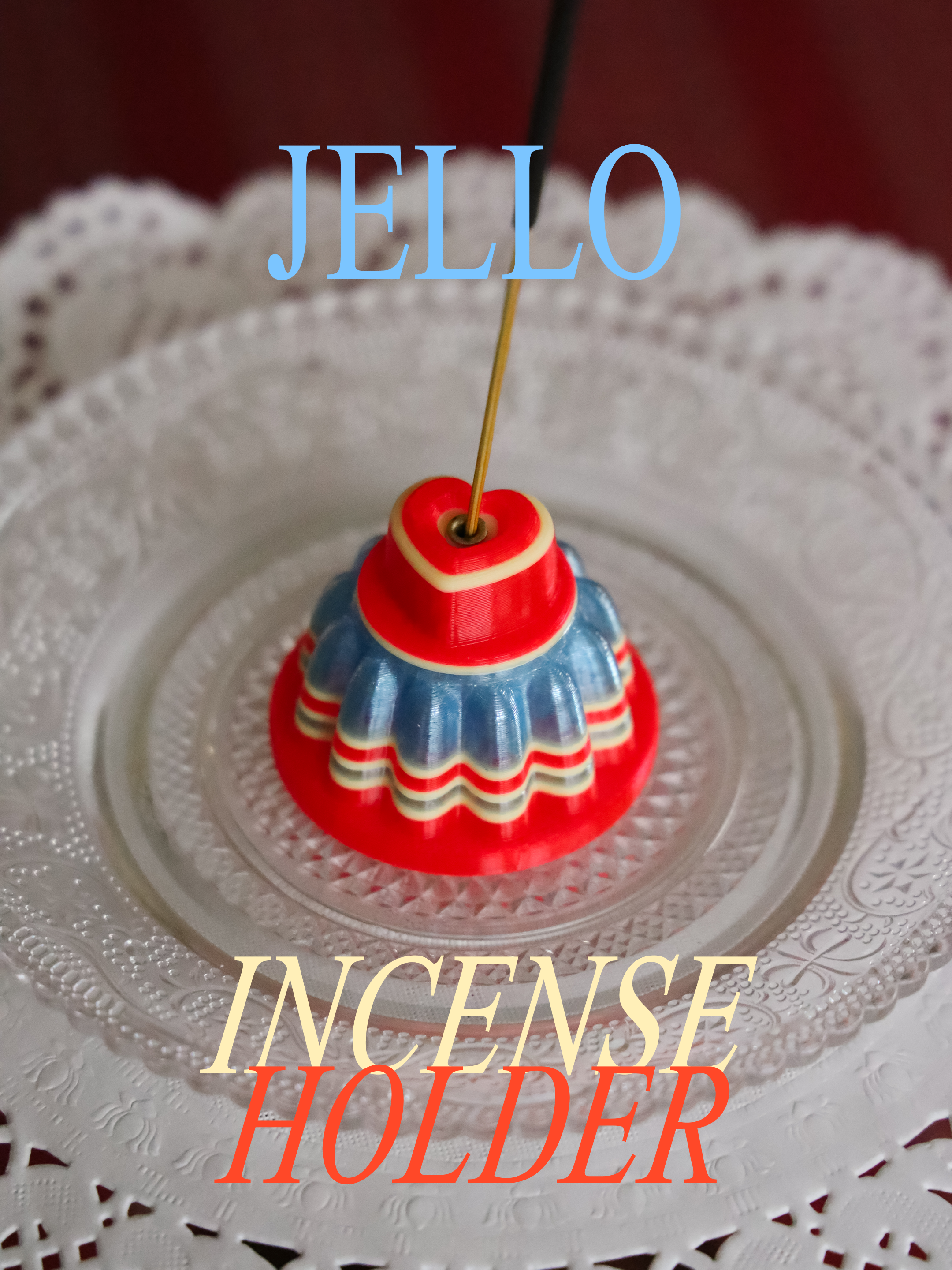 Vintage Jello Incense Holder