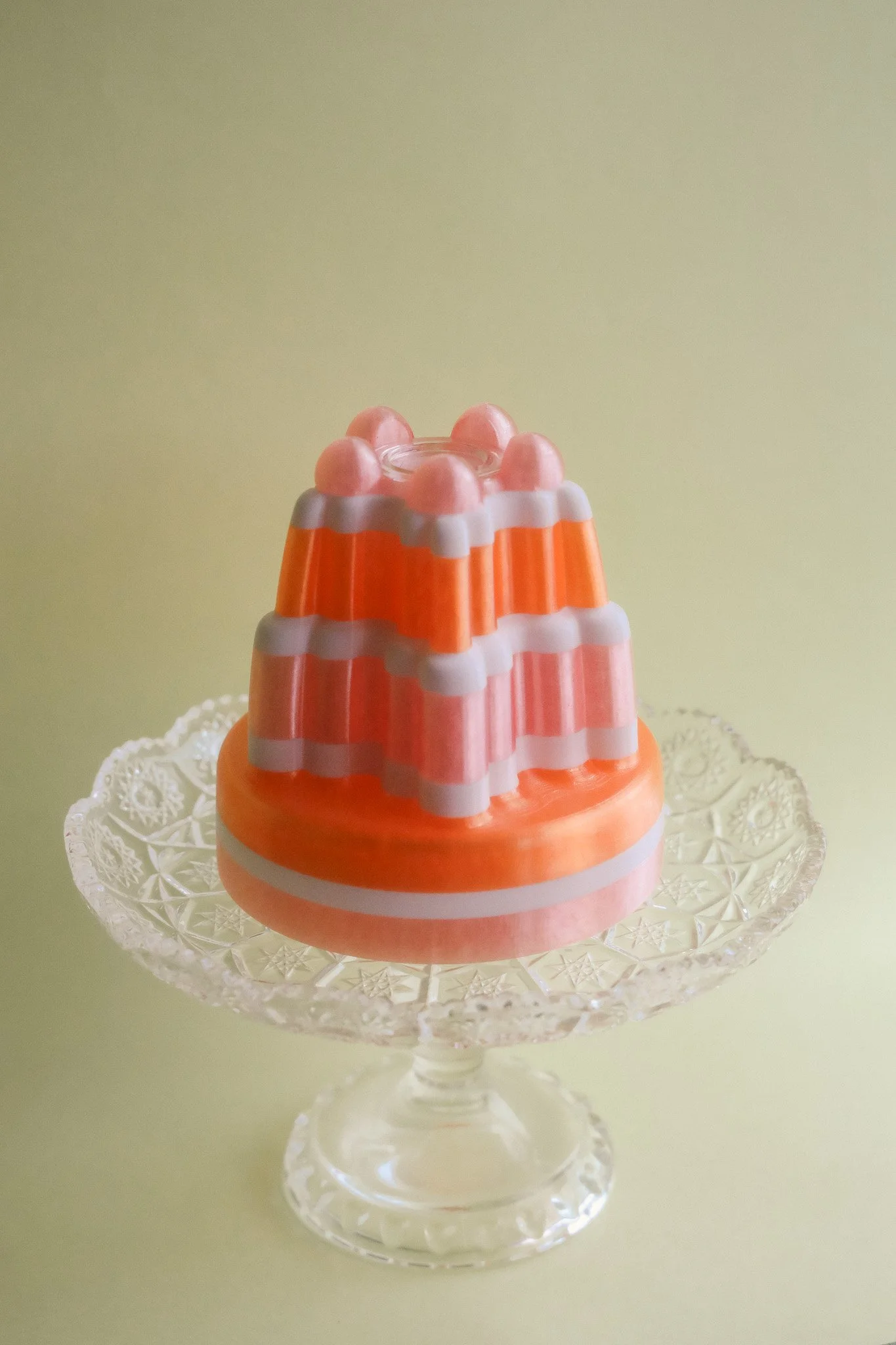 [NEW!] Star Layered Jello Vase (with Glass Tubes)