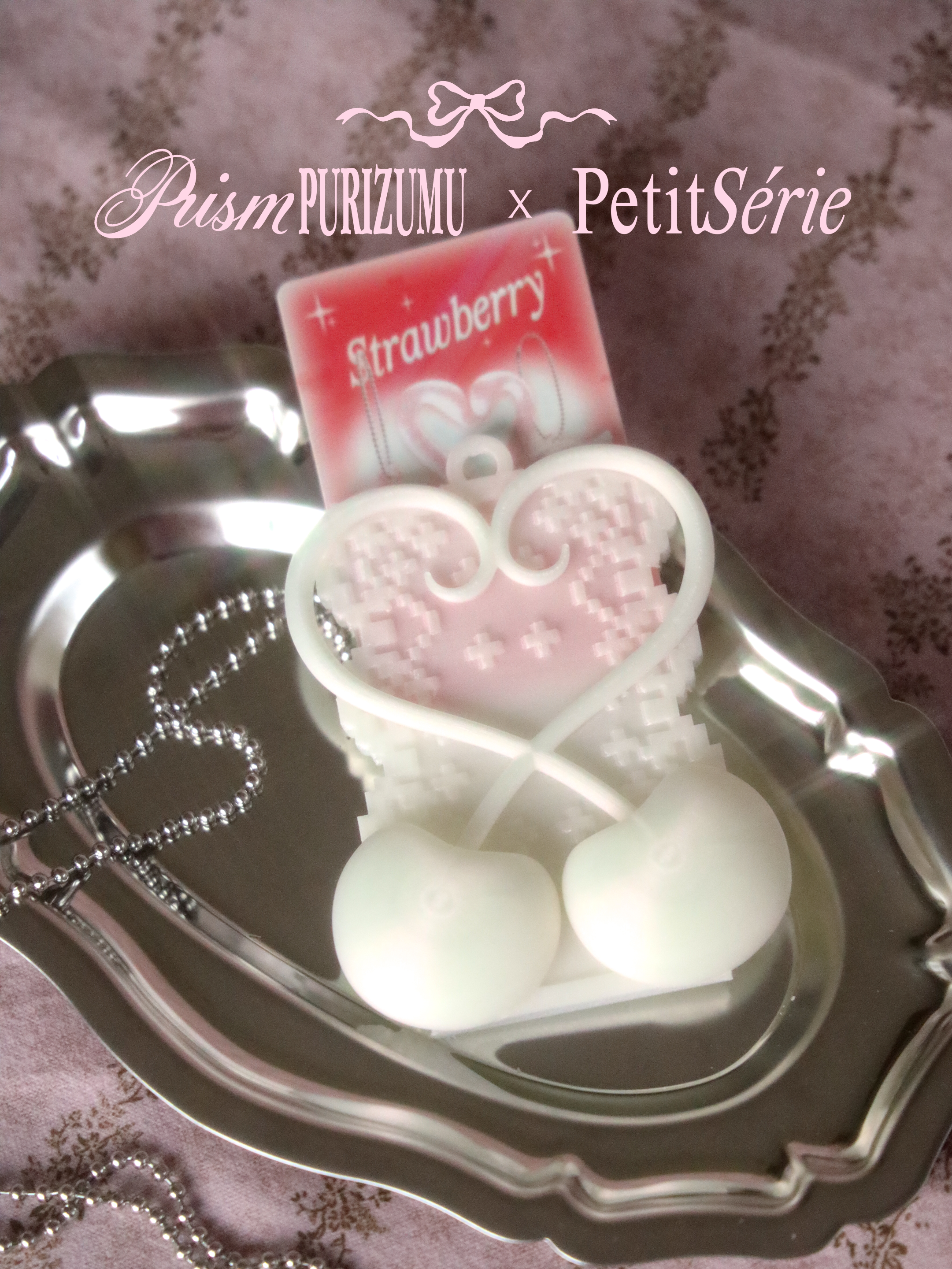[୨୧ Prism x Petit Série] 3D Print Lace & Cherry Card Holder 𓊆ྀི🍒𓊇ྀི