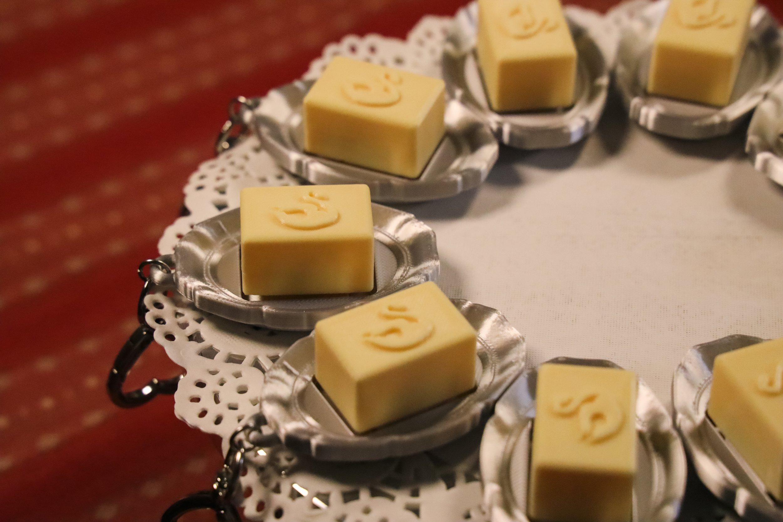 Butter Fidget Clicker Keychain