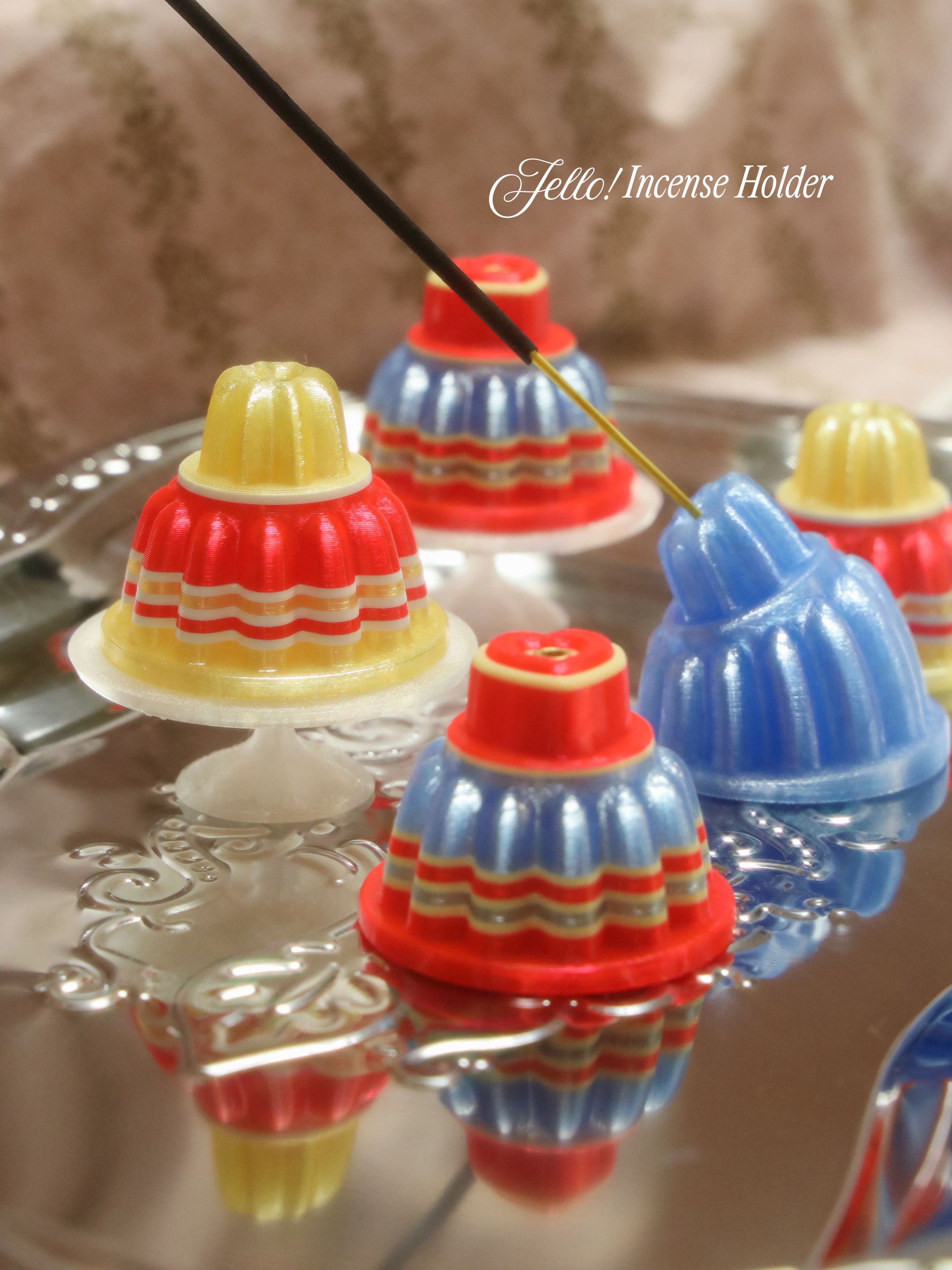 Vintage Jello Incense Holder