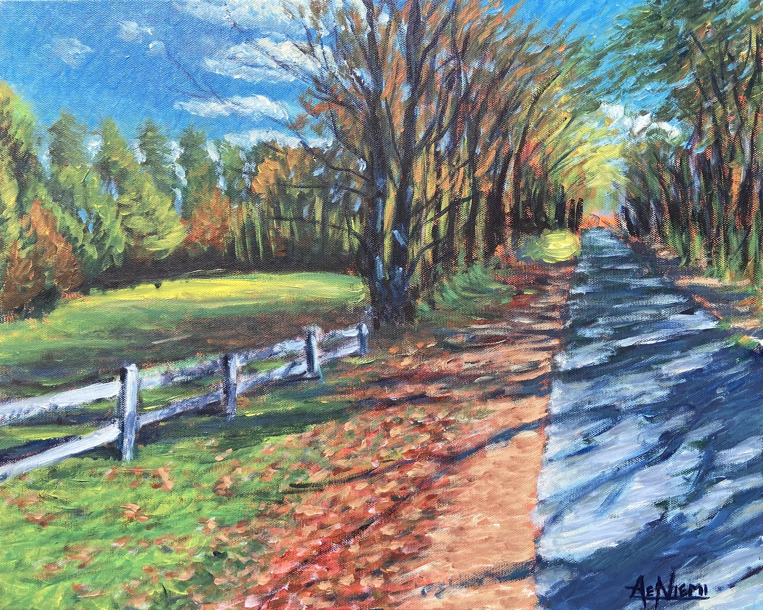 Fenced Field In Afternoon (SOLD)