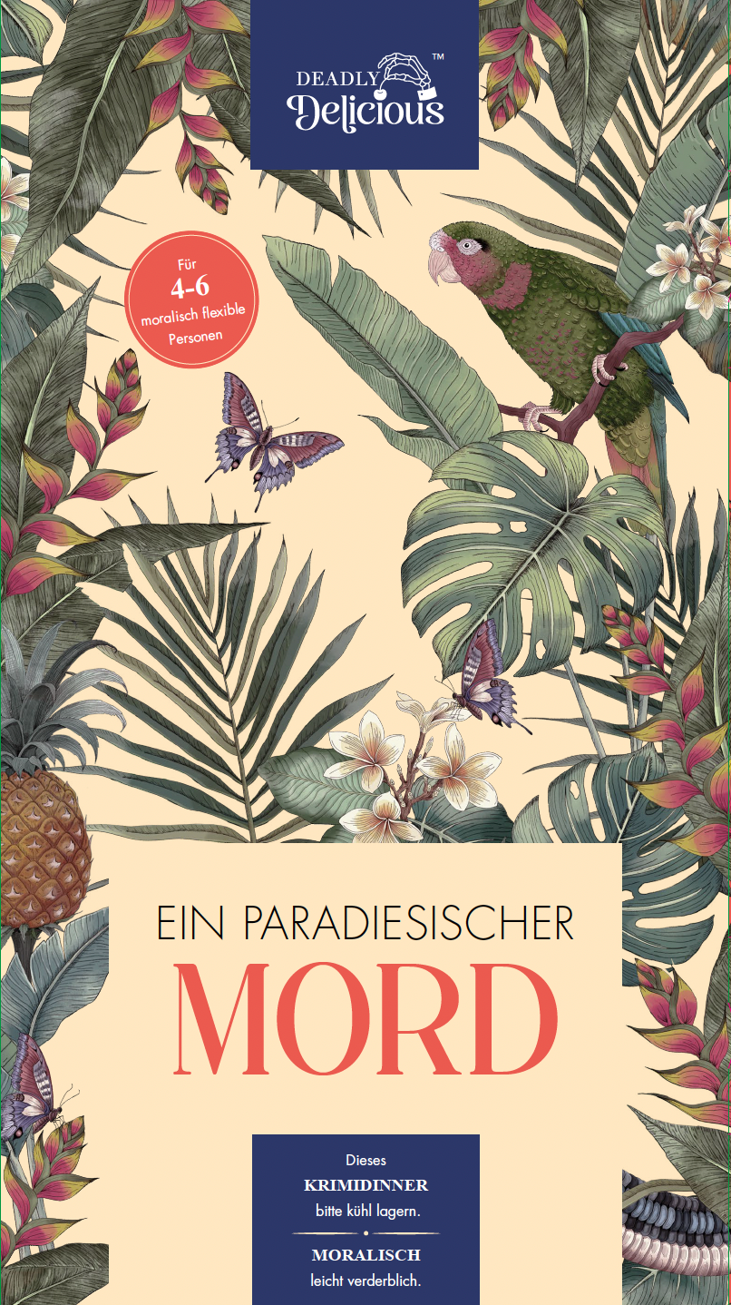 Ein paradiesischer Mord – Das Krimidinner für Zuhause