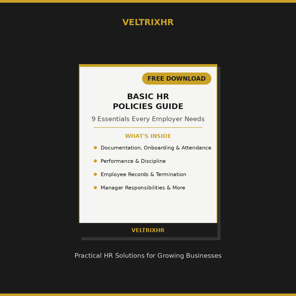Basic HR Policies Guide