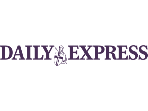 The logo of the Daily Express newspaper with purple text and a bird illustration.