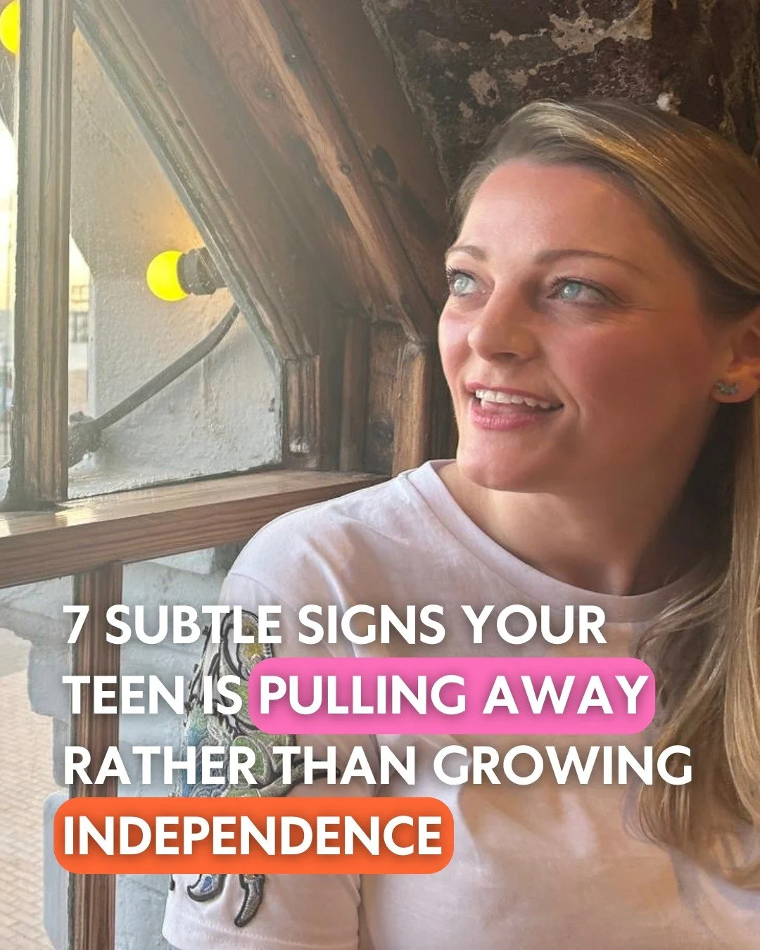 Teenagers are supposed to grow away from us in some ways ❤️

They need more privacy, more ownership, and more room to work out who they are.

But there is a difference between healthy independence and emotional withdrawal.

A teen who is becoming mor