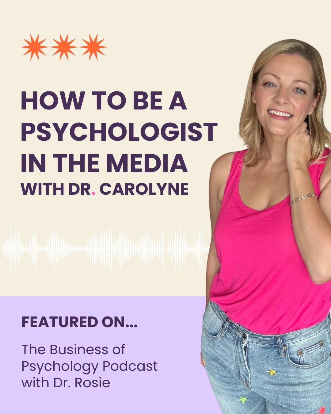 Not every psychologist wants to stay in one lane, and that is exactly what I loved talking about on The Business of Psychology podcast.

I was so pleased to join @rosiegilderthorp for a really honest conversation about building a career that goes bey