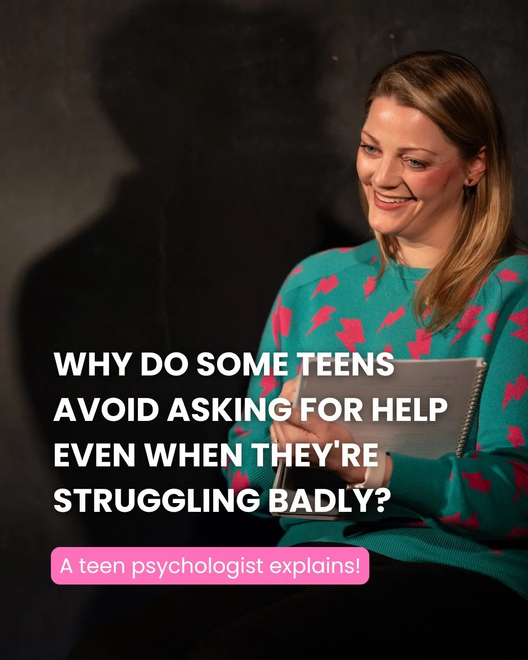 The teens I work with who've been struggling for a long time without telling anyone aren't being dramatic or stubborn. They've usually been doing the opposite, quietly managing something enormous while trying to keep everything looking normal on the 