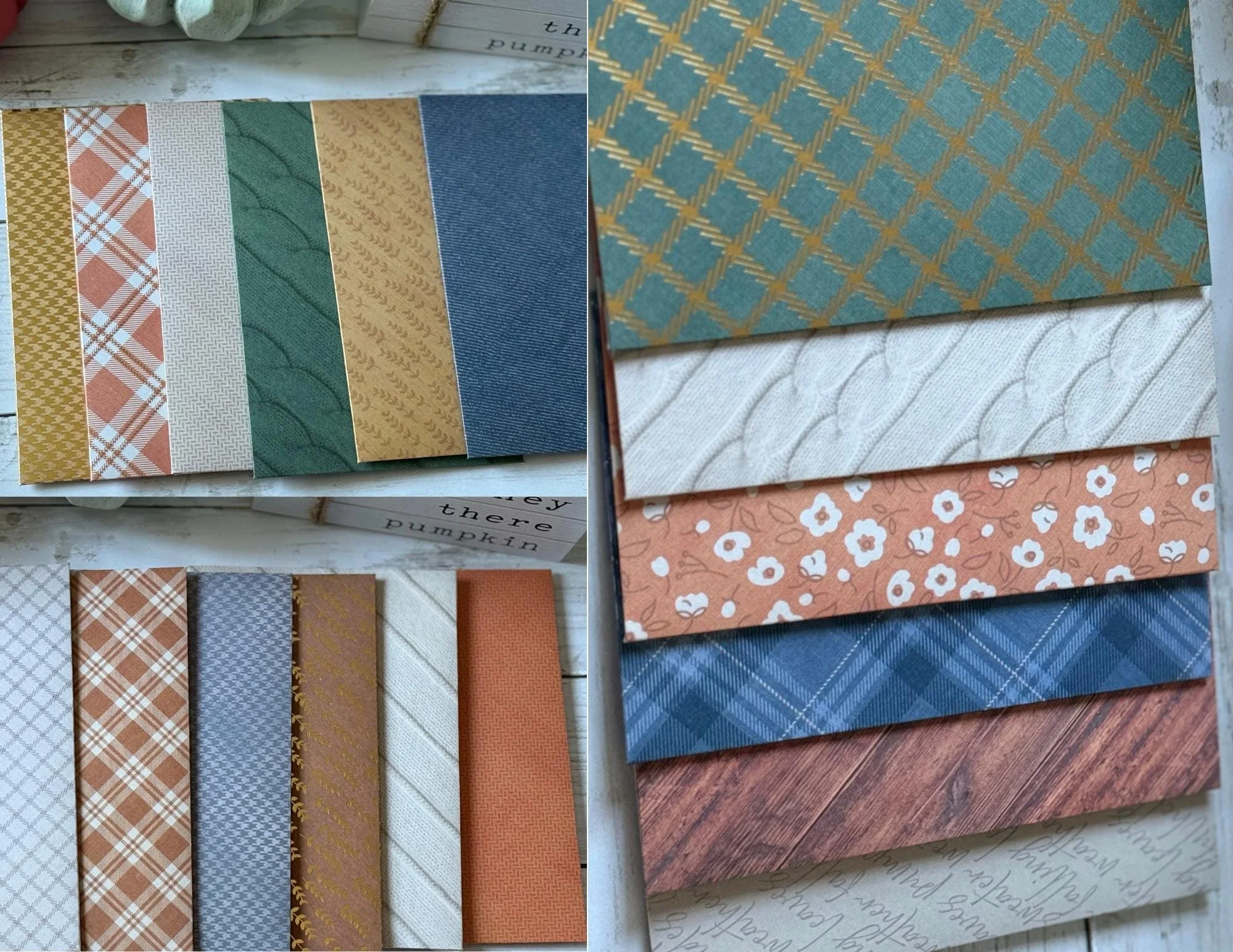 Fall Themed Envelopes - Set of 6