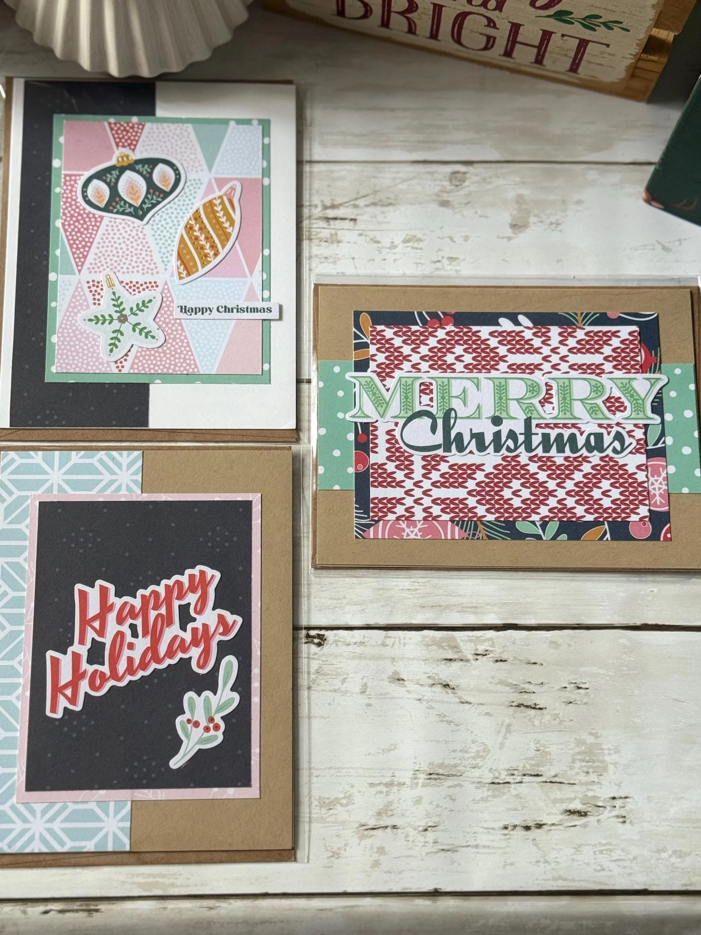 Christmas Themed Greeting Cards - Individual
