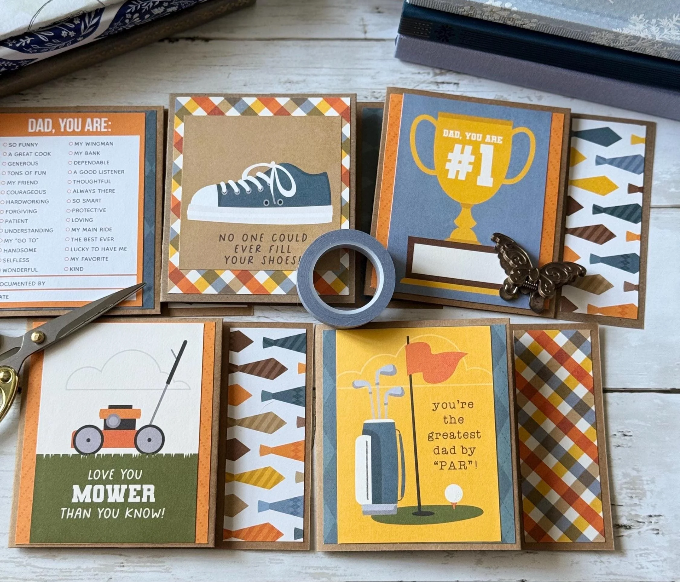 Father's Day Themed Gift Card Holders / Cards