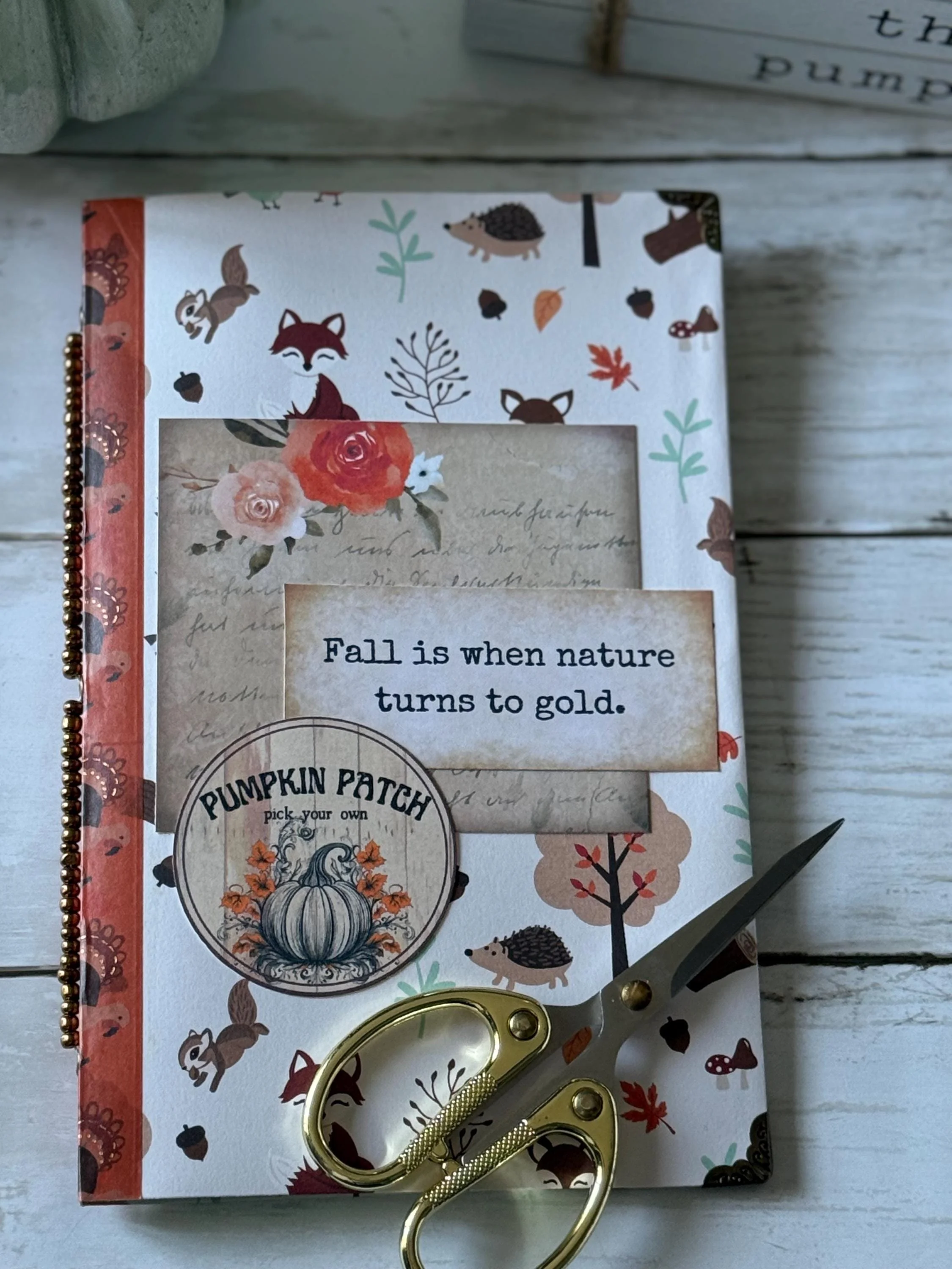 Fall Themed Journal - Blank Pages