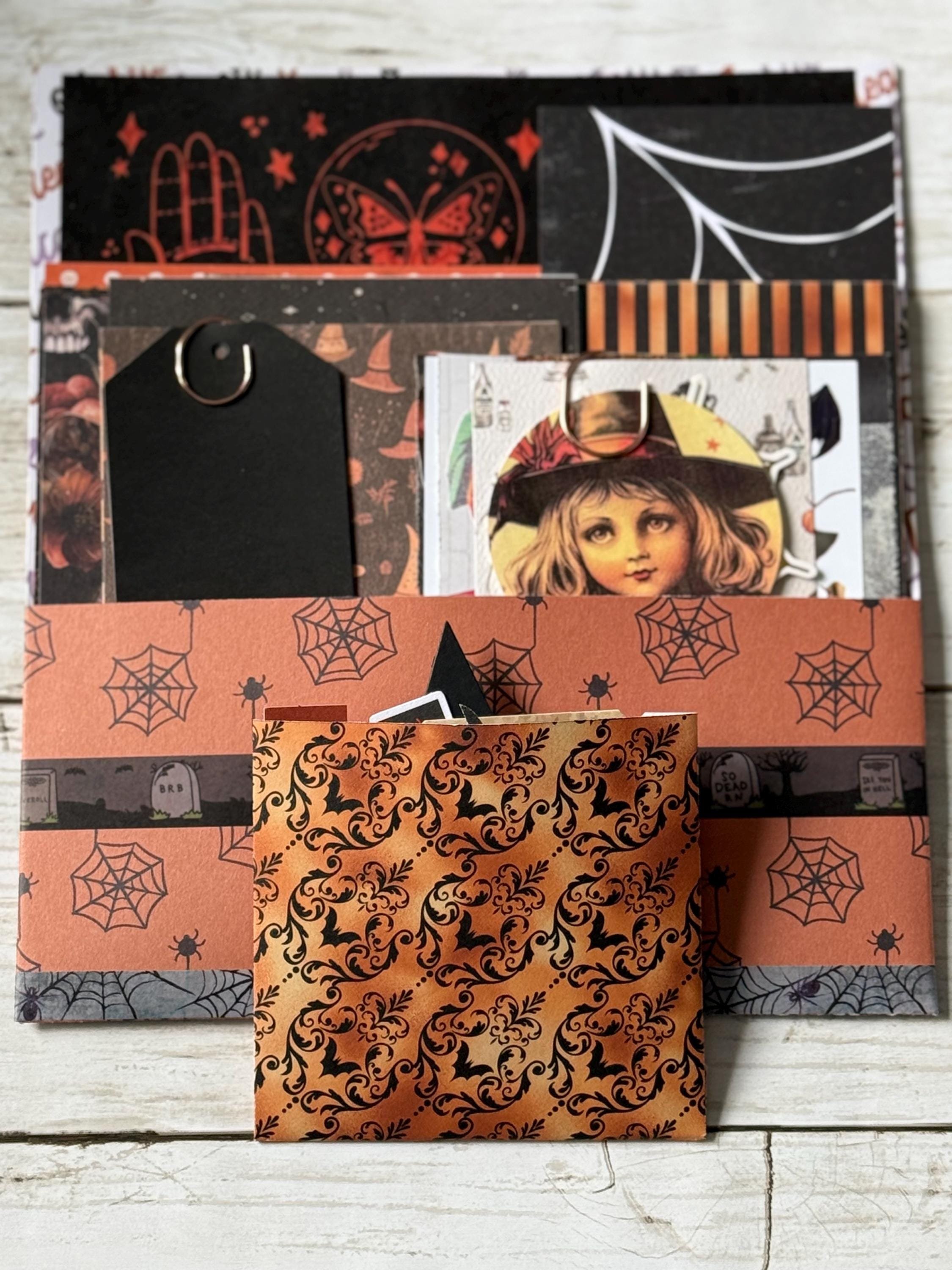 Spooky Halloween Themed Journal Kit