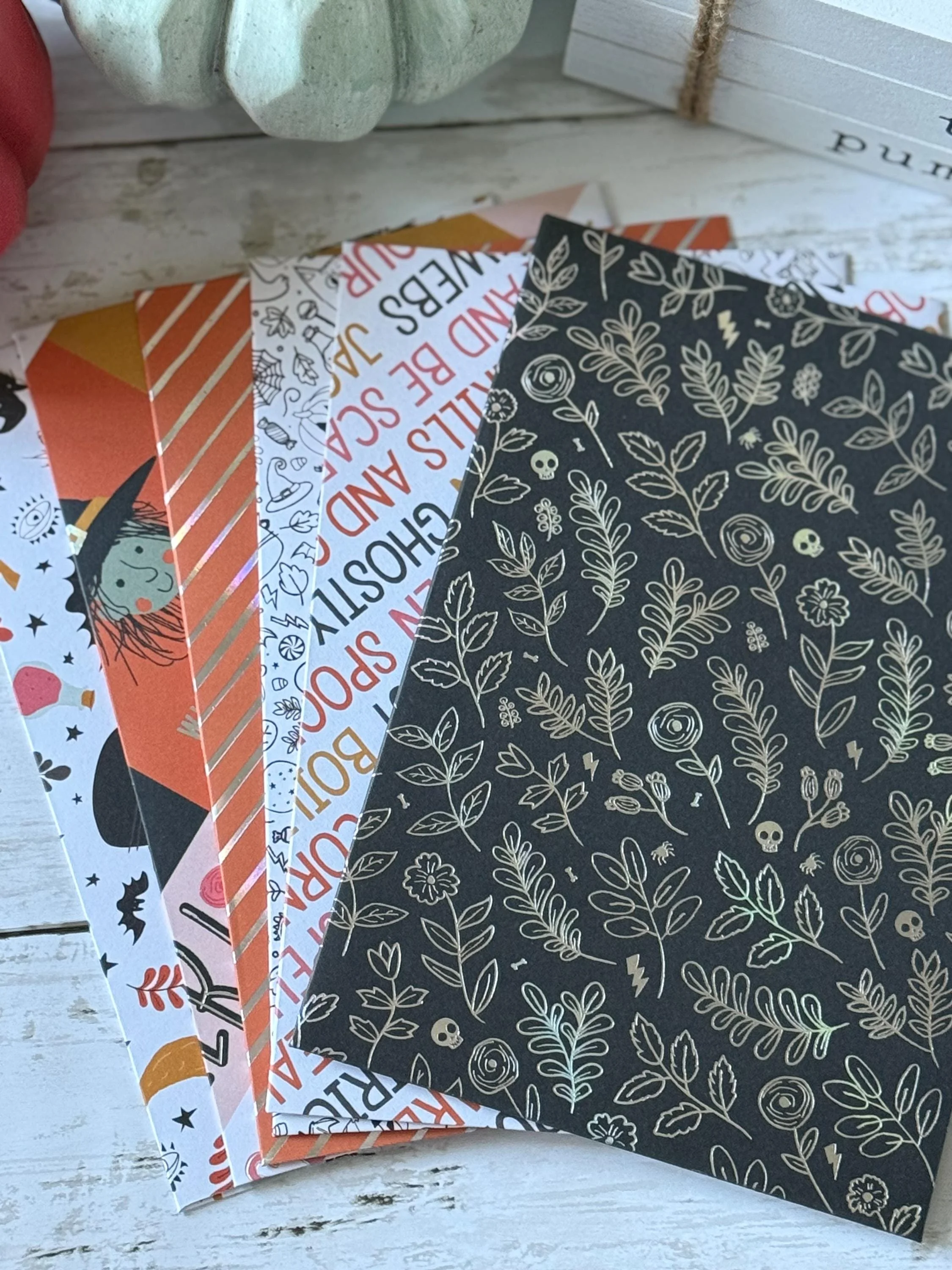 Halloween Themed Envelopes - Set of 6