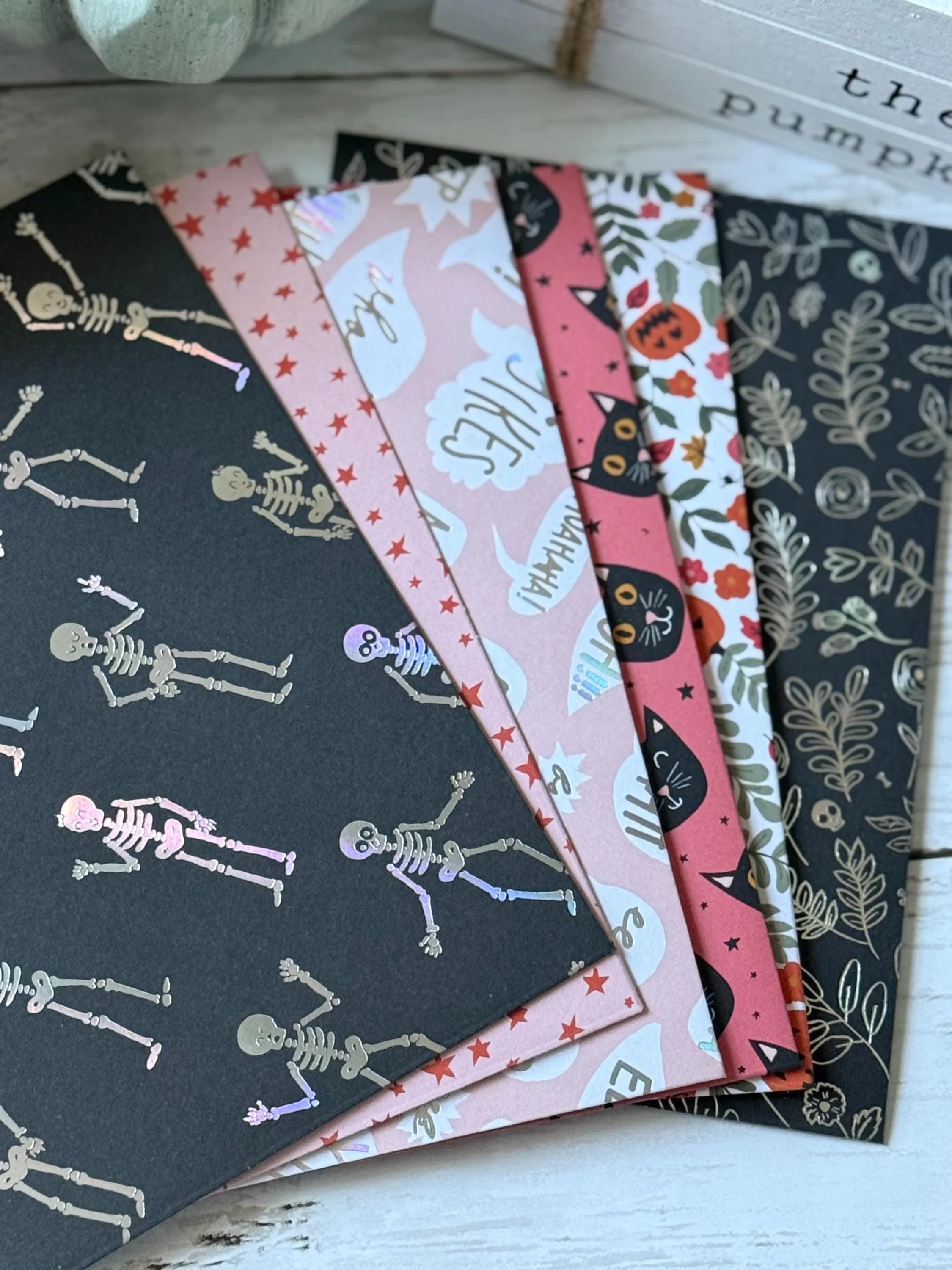 Halloween Themed Envelopes - Set of 6